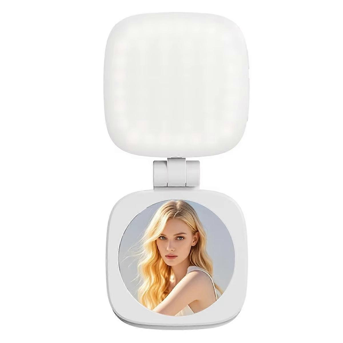 Magnetic Fill Light for Live Broadcast, Mobile Phone Ring Light,White