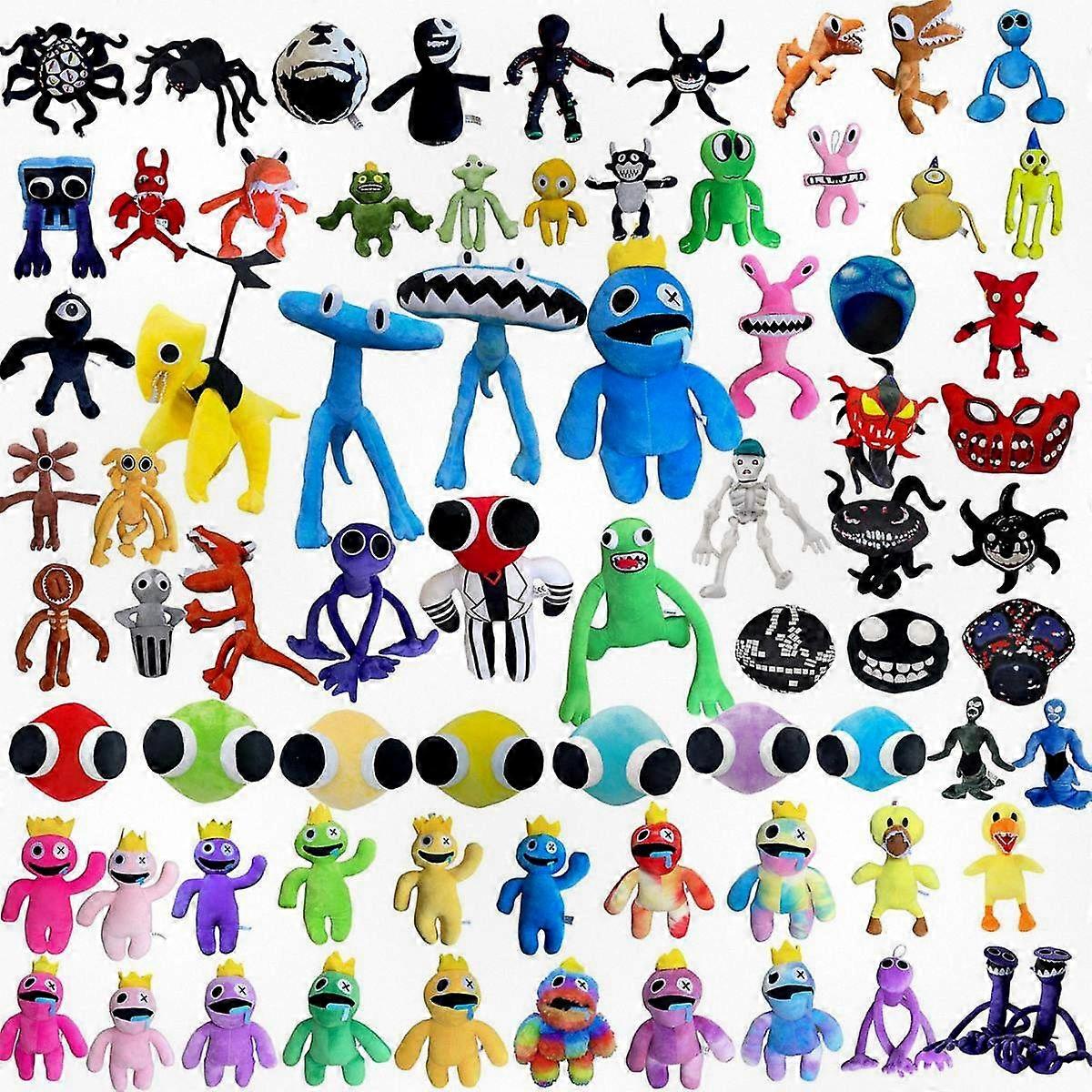Colorful Plush Toy Inspired by Popular Game Characters