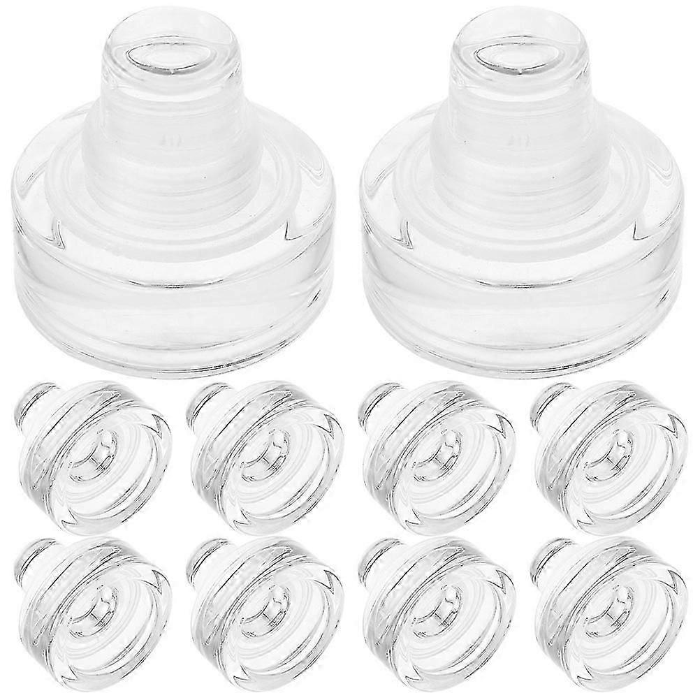 10 st vinpropp glaspropp tätningsplugg flaska glaslock för vin ölflaskor