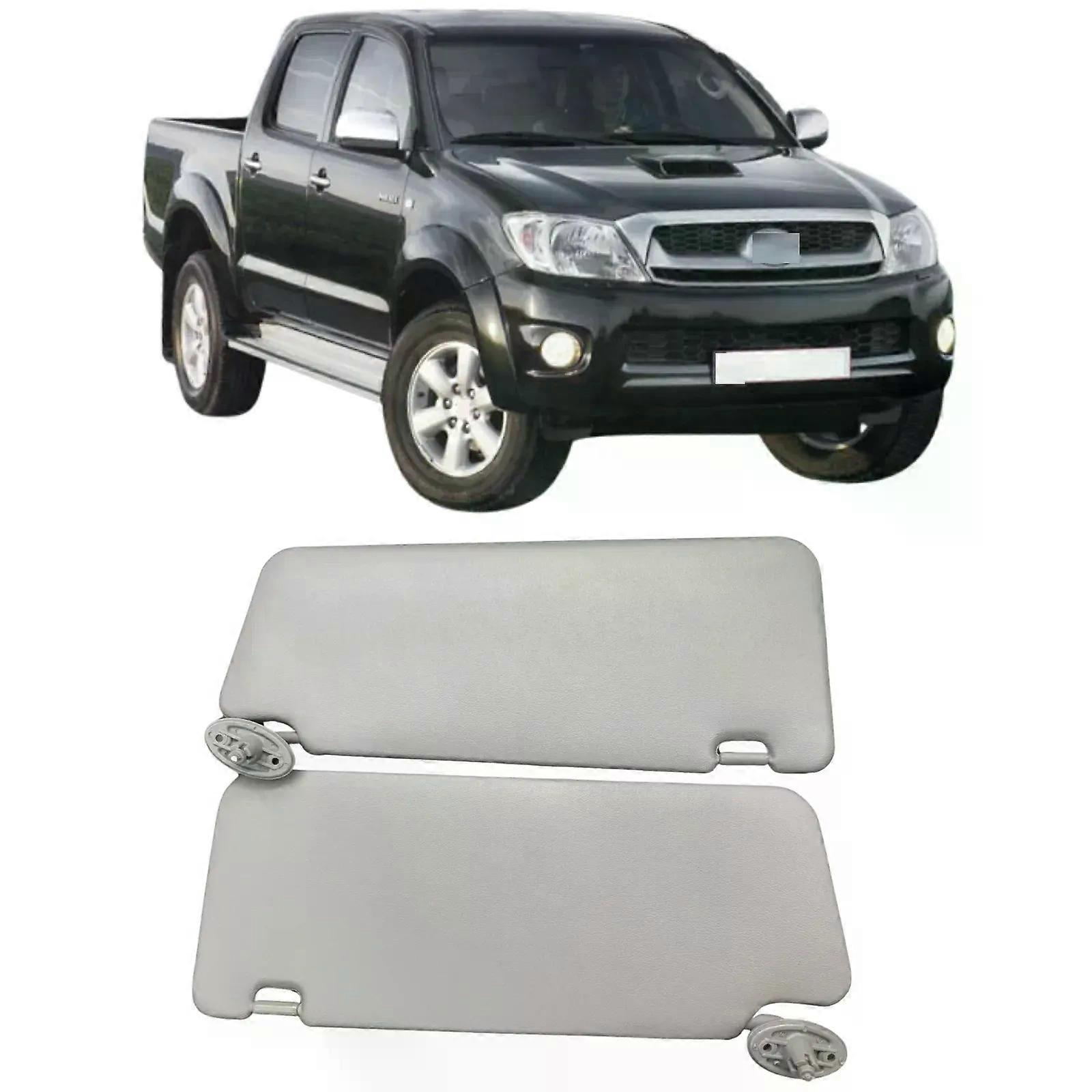 compatible for Toyota Hilux 74310-0k040 sun visor (without cosmetic mirror) 2005 2006 2007 0008 2009 2010 2012 2013 2014 Auto parts