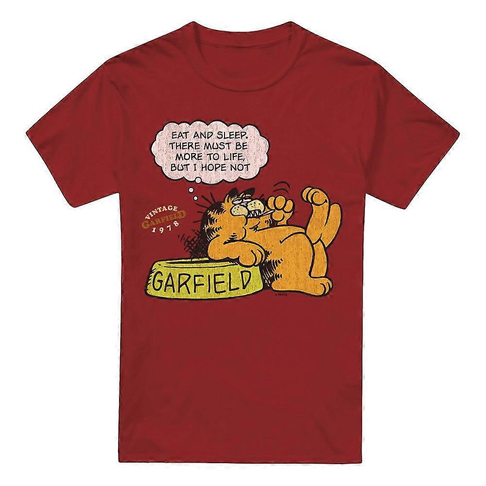 Garfield Heren Eet & Slaap T-Shirt