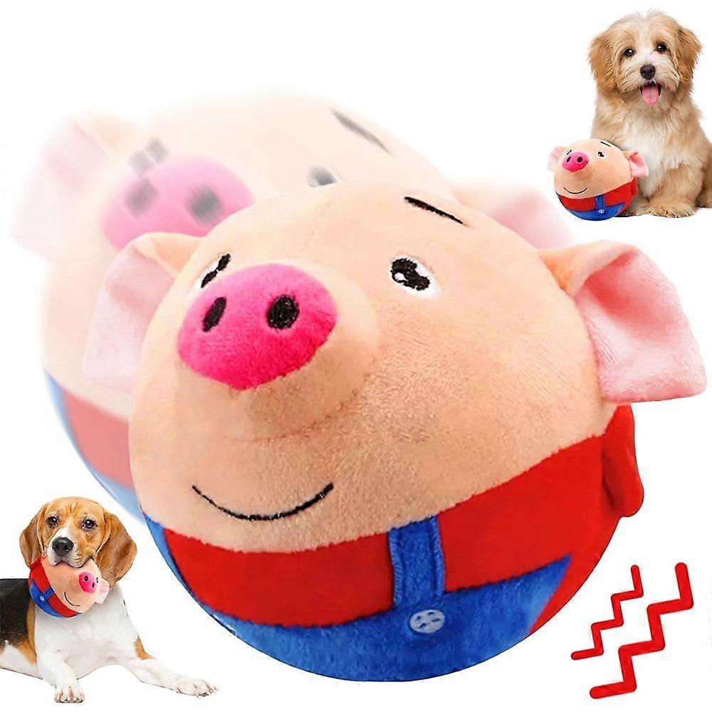 Interactive Active Plush Pet Toy - Red - 1pc