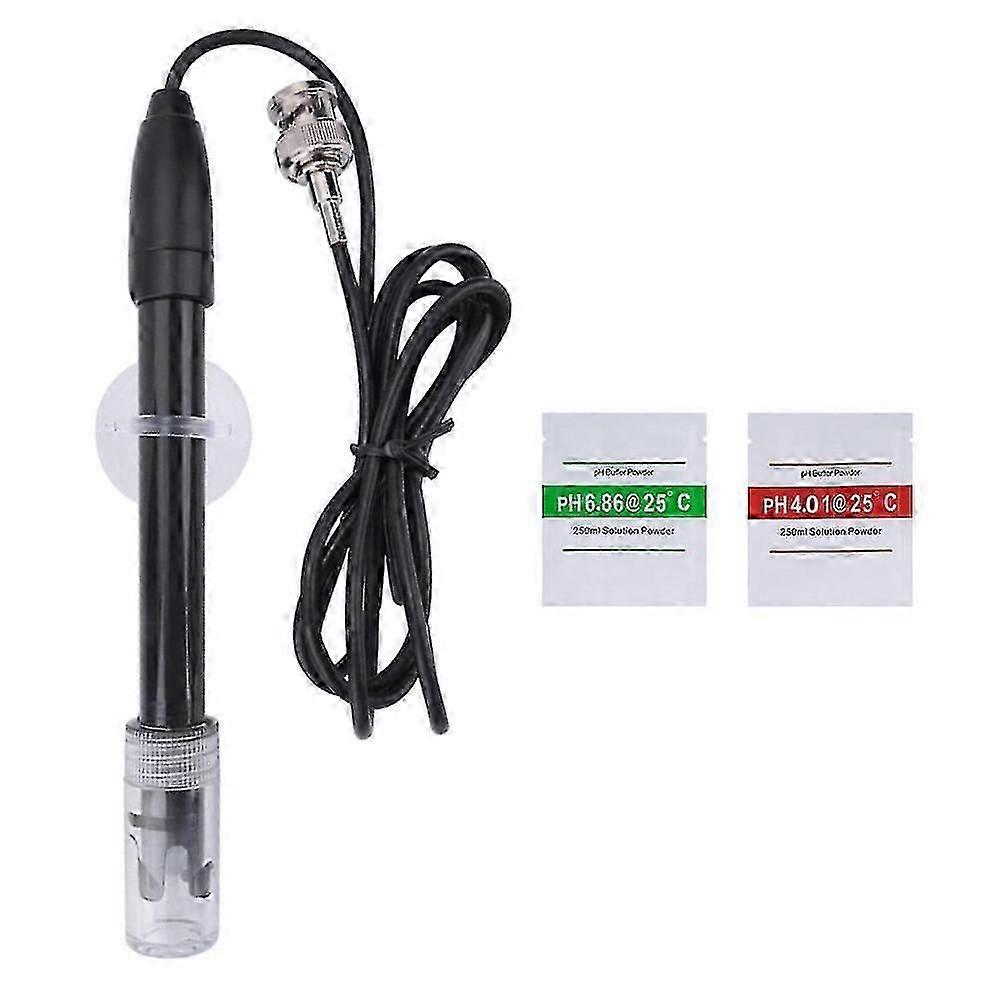 Ph Replacement Probe Aquarium Hydroponic Laboratory Electrode Ph Meter Potential Test Bnc Q9 Connec