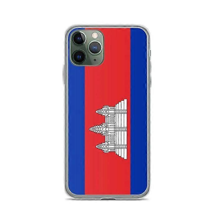 Phone Case - PIXELFORMA - Flag of Cambodia - Compatible with iPhone 11 Pro - Soft - Shockproof