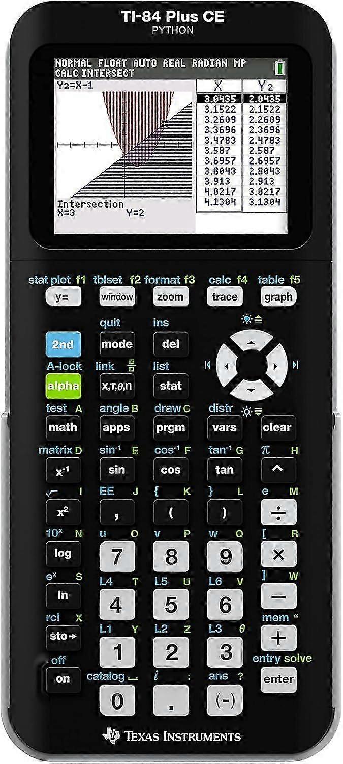 TI-84 Plus CE Color Graphing Calculator, Black
