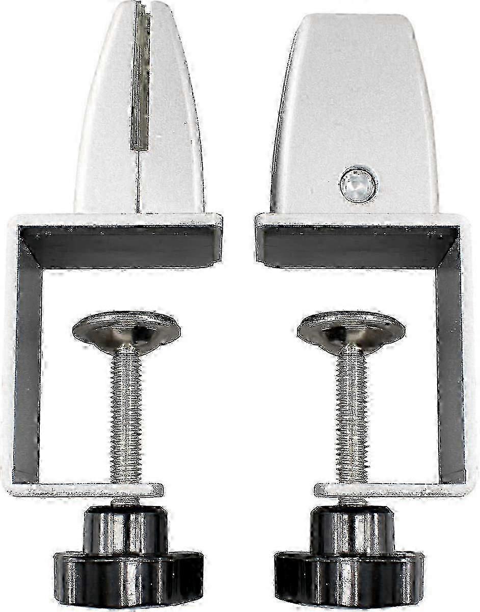 2pcs Guard Support Clamp Partition Acrylic Desk Aluminum Adjustable Organizer for Office Desk Accessories 4-d-w Home Storage Solution