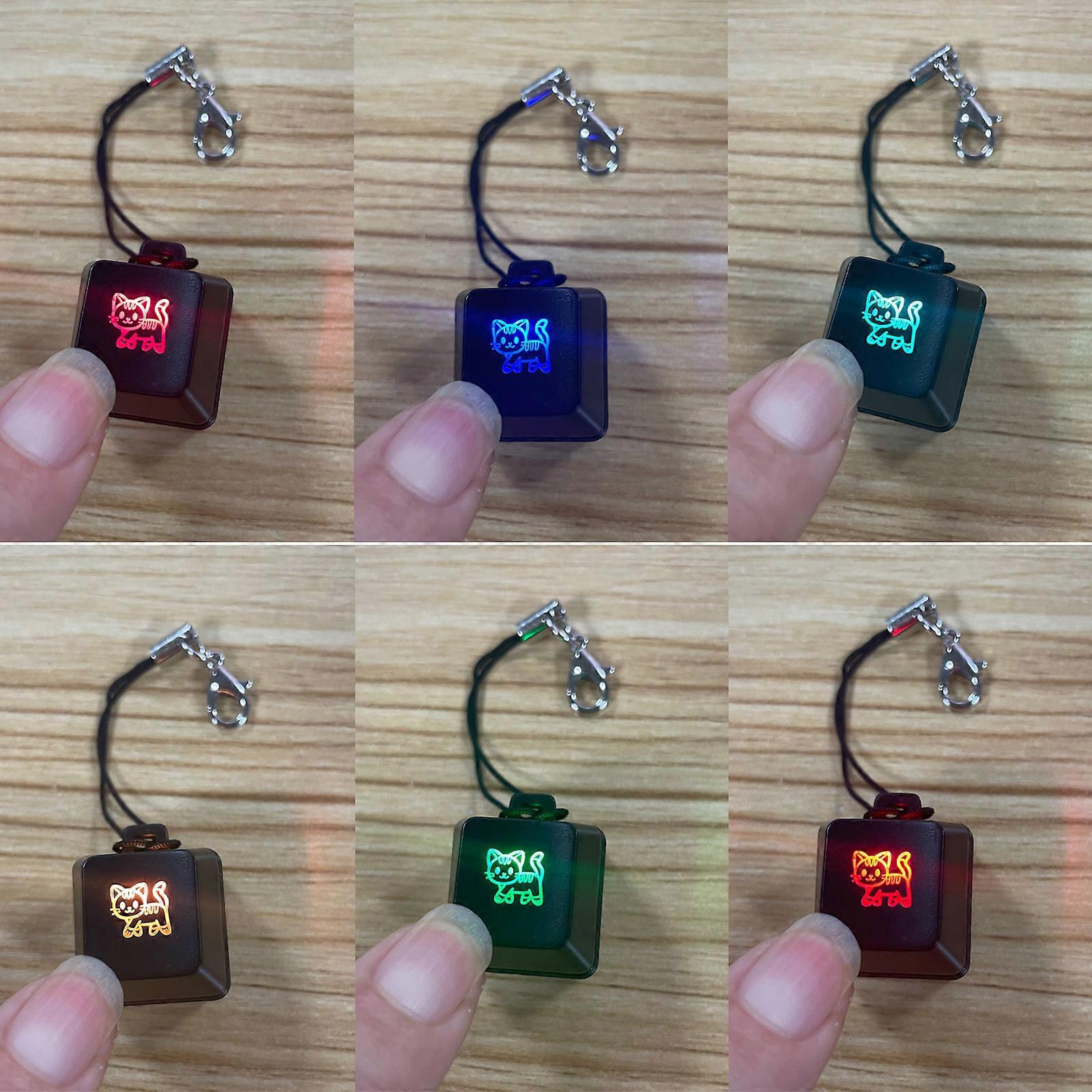 RGB Switch Test Keychain Mechanical Keyboards Switch Testing Tool Stress Relief