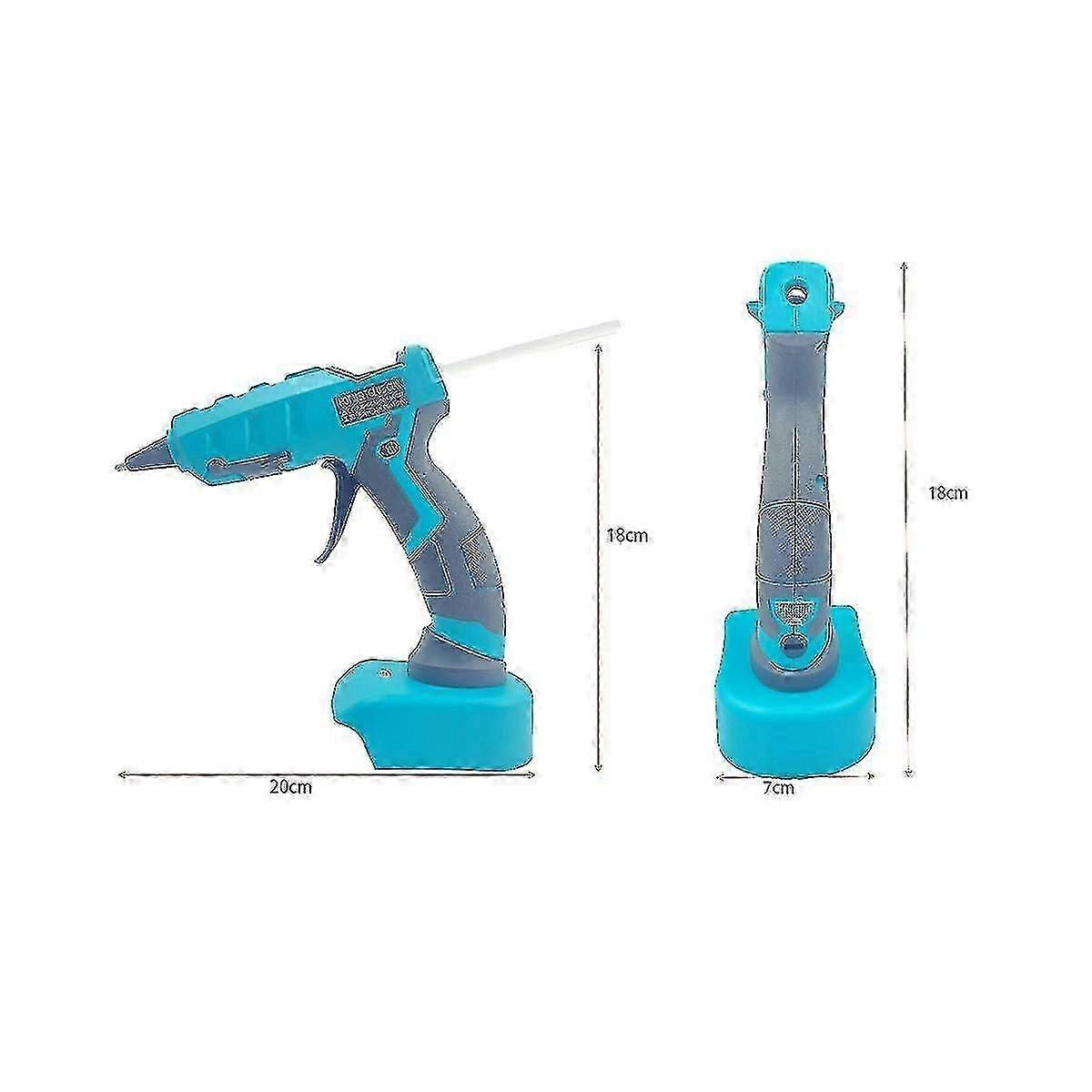 Cordless Hot Melt Glue With 30pc 7mm Sticks For Lithium Battery Electric Repair Tool