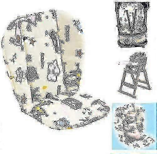 ハイチェアクッションとサスペンダー、ハイチェアクッション、パッド入りベビーハイチェア