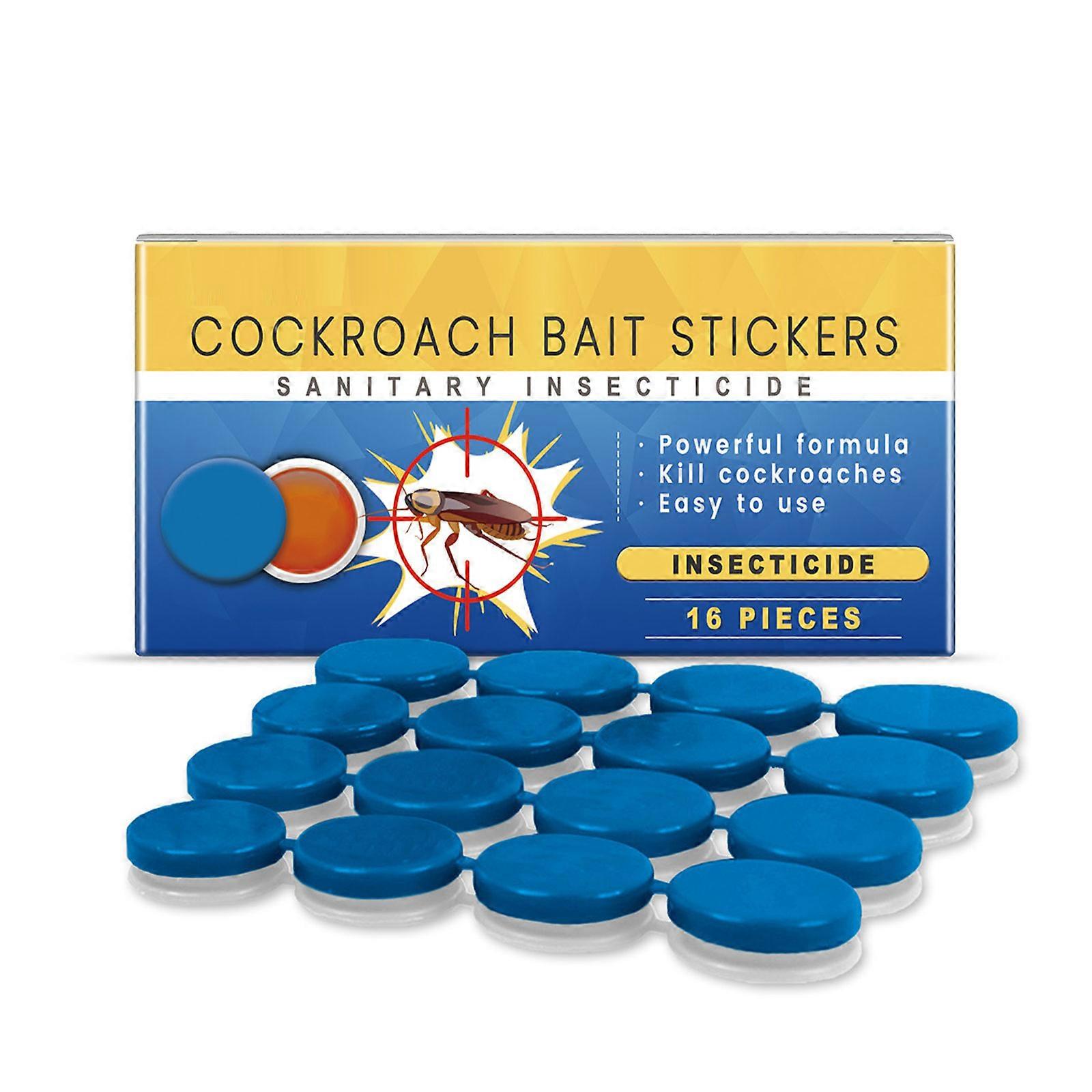 16Pcs Roach Baits Roach Killers Indoor Infestation Roach Traps Roach Repellents Indoor Home for Small Large Cockroaches