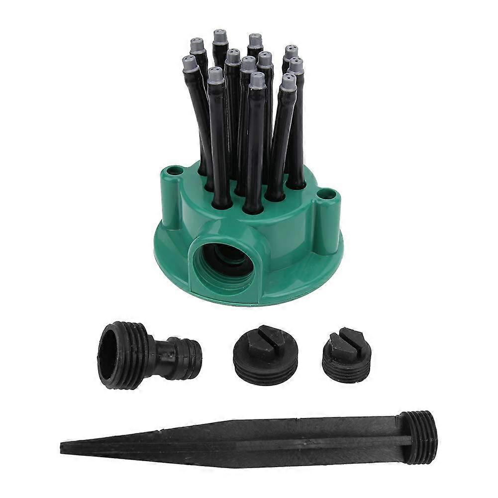 360 degree rotatable automatic garden sprinkler with multiple heads for agricultural irrigation