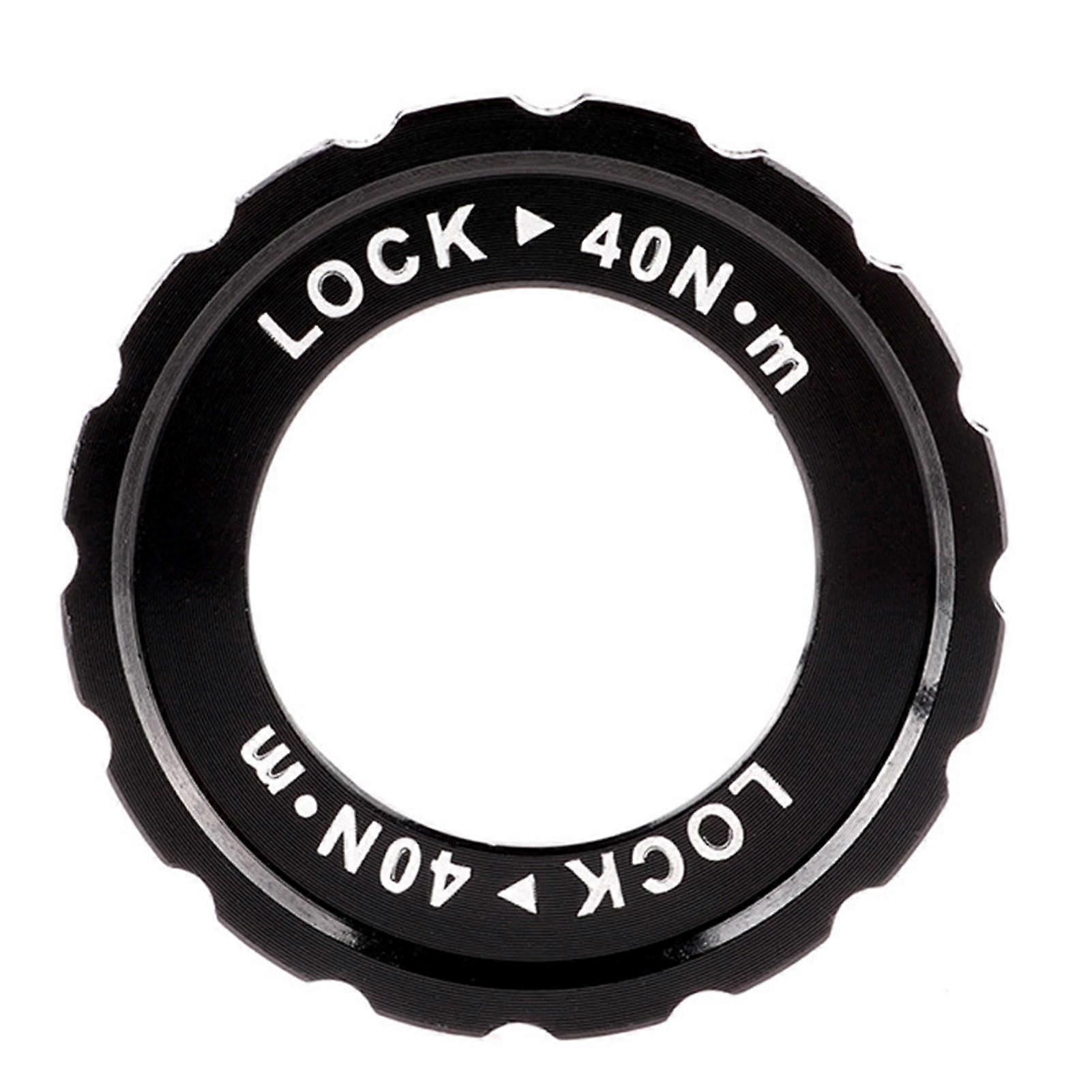 Centerlock Brake Disc Locking Ring, Lightweight Quick Release Center Lock Ring Cover for 6-Bolt Disc Compatibility