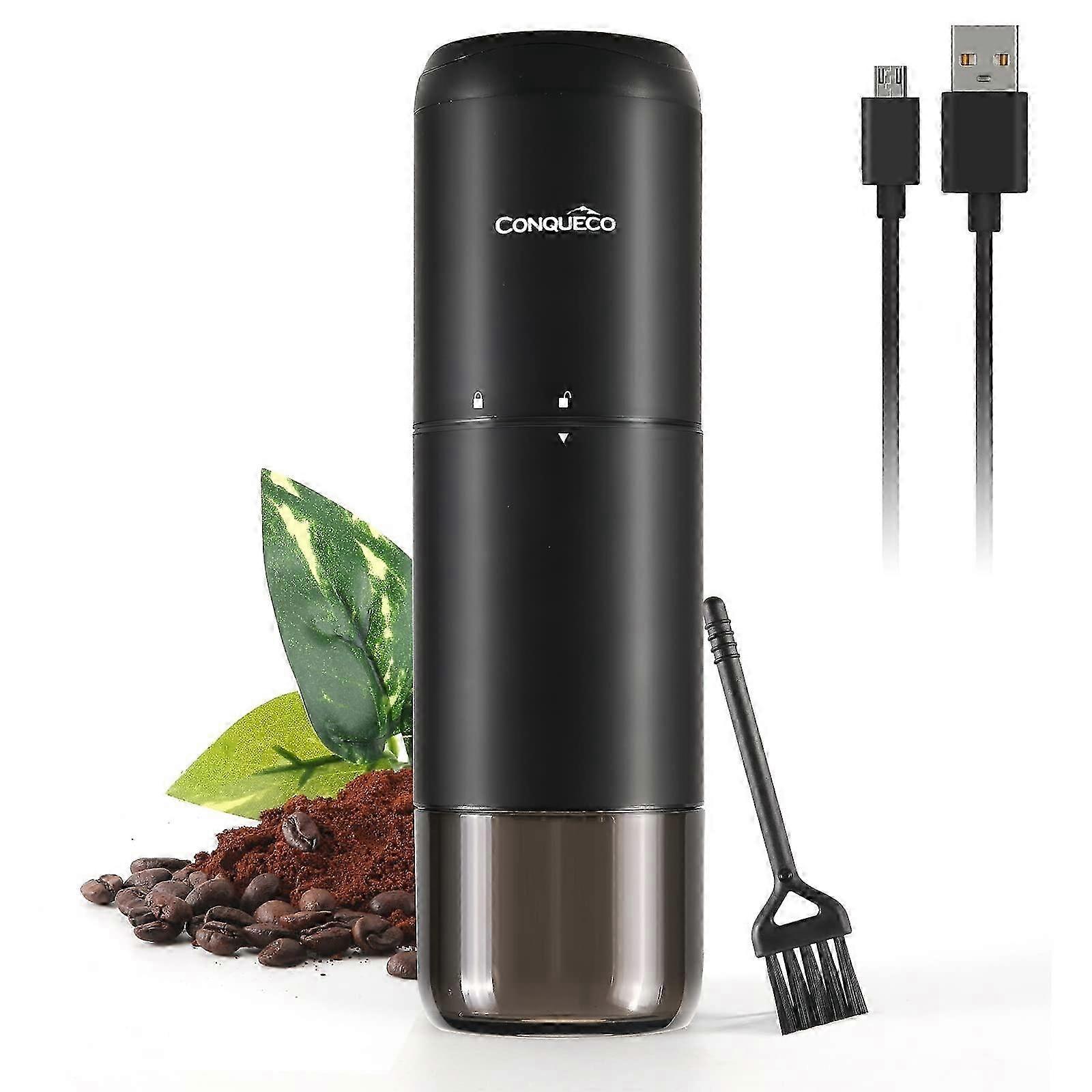 Compact Electric Burr Coffee Grinder Suitable for Various Coffee Beans