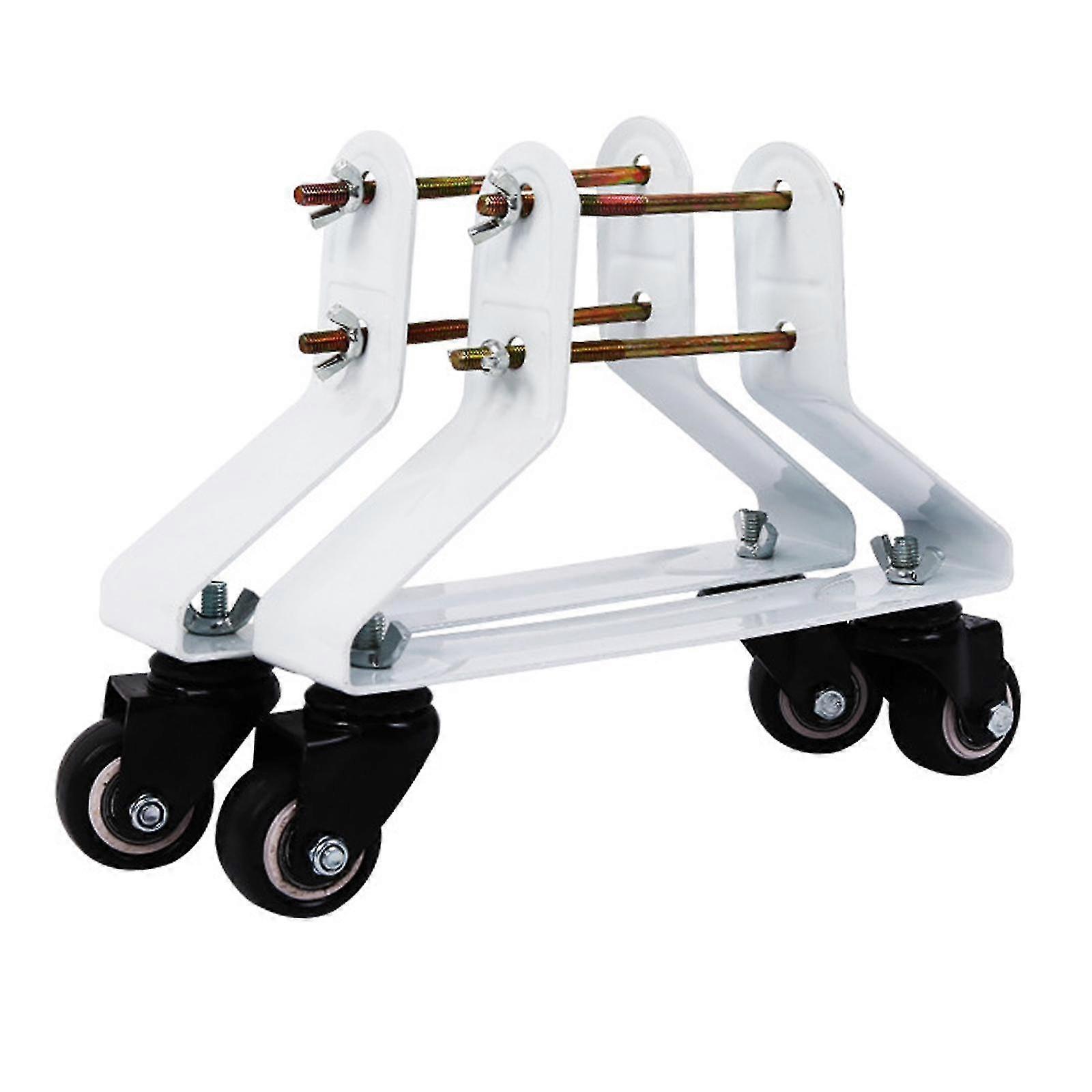Universal Set of 2 Electric Heating Oil Heater Support Holder Accessory Made of Carbon Steel, Easy to Install with Wheels, Ideal for Repair