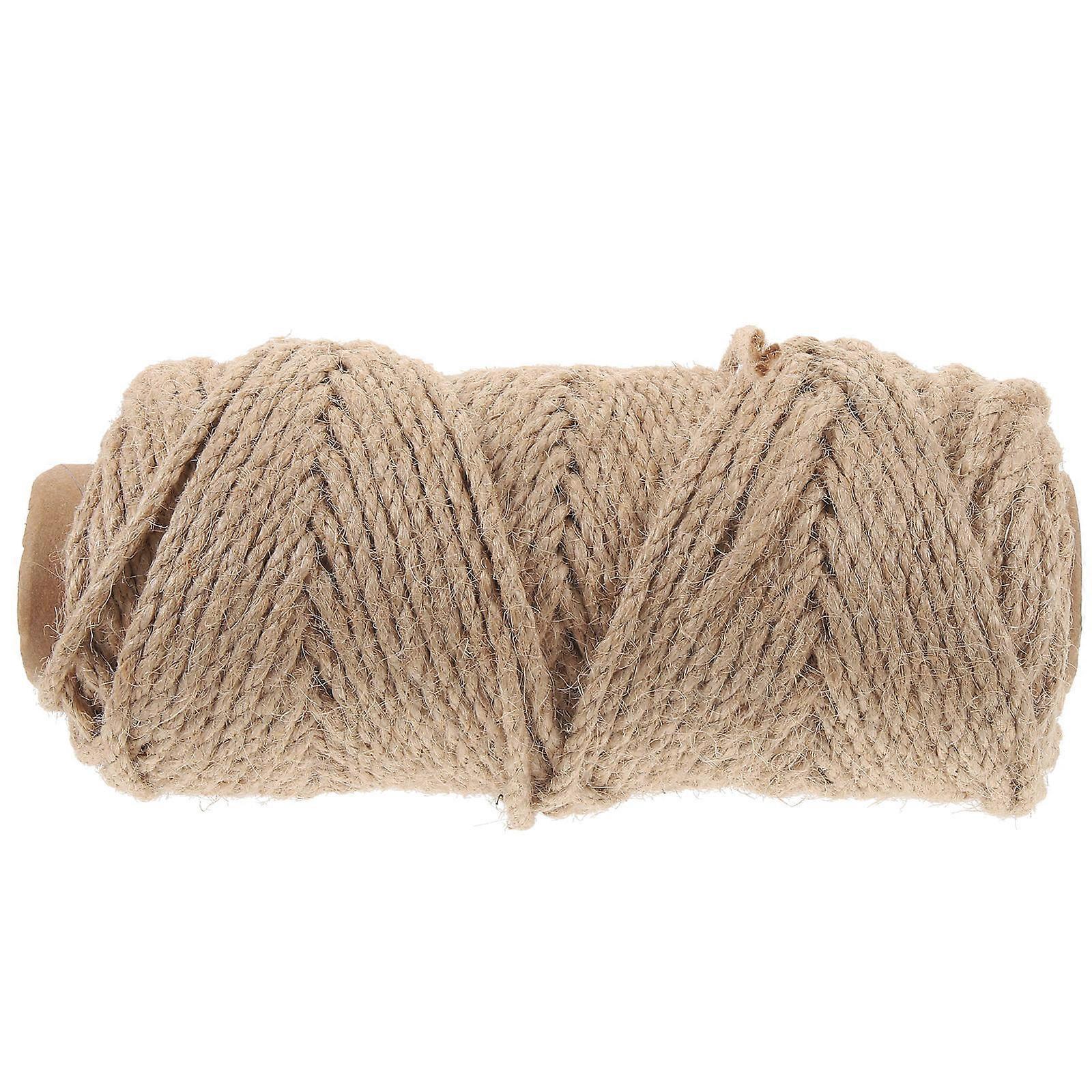 Natural Hemp Rope for Decor Light Yellow Sisal Cat Scratching Rope Durable and Reusable 50 Pieces