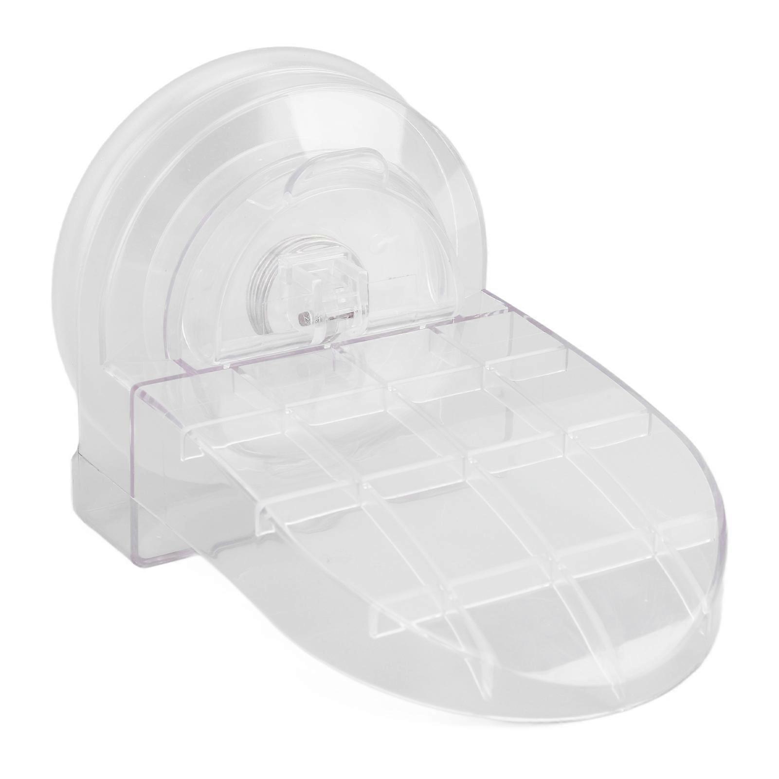 Repose-pieds de douche en ABS, fixation murale, confortable, maintien de l'équilibre, pour une douche en toute sécurité, transparent