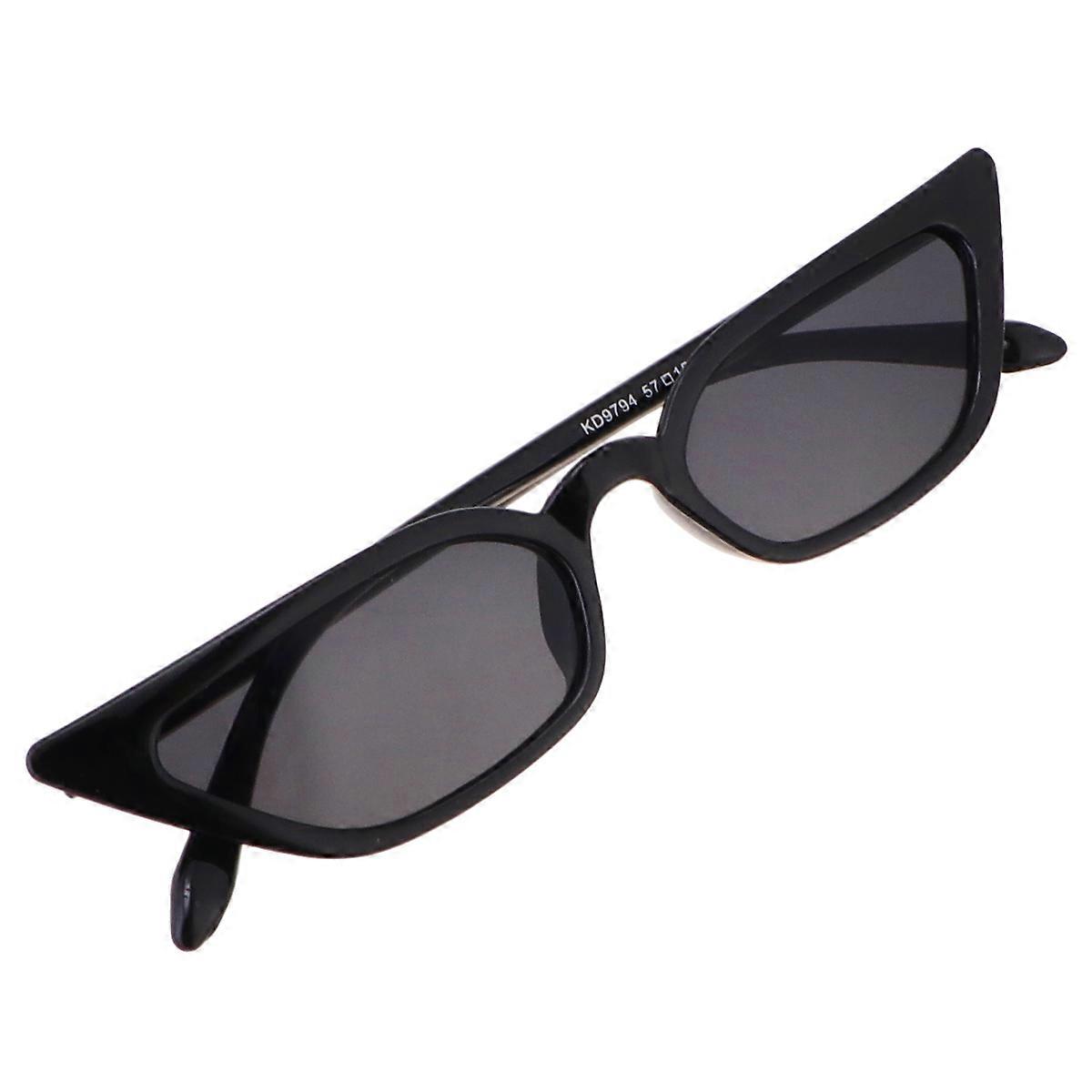 Cat Eye Sunglasses Small Frame Uv Protection Eyewear Accessories 2Pcs