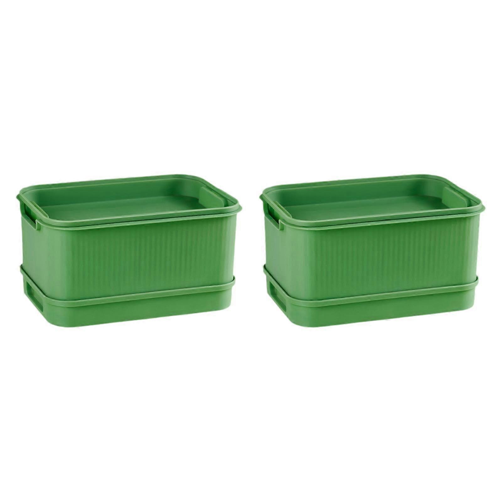 Seedling Starter Trays, 2-Pack Planting Containers for Sprouts, Space-Saving Nursery Planters, Versatile Garden Seed Trays