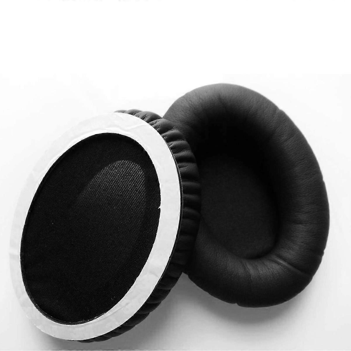Replacement Ear Pads for Headphone PU Material Simple and Practical Black 1Pair