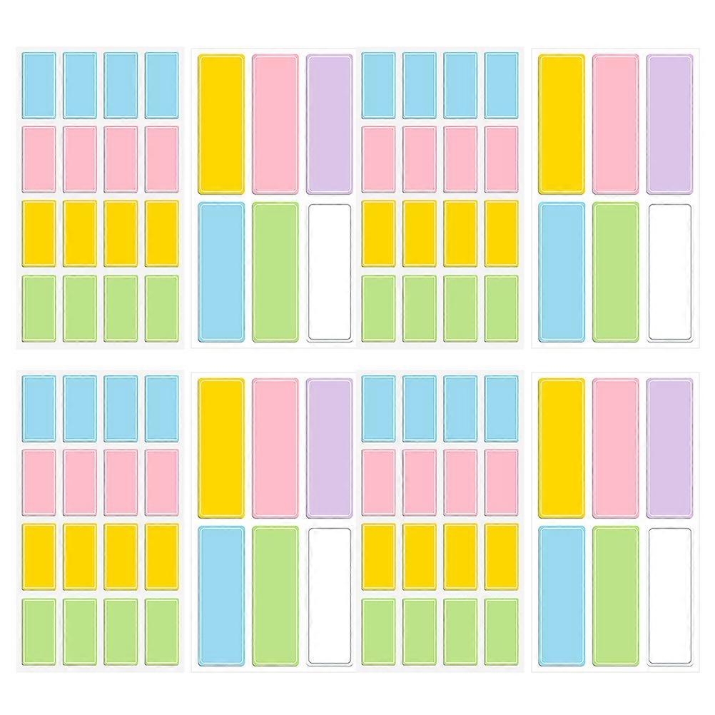 Adhesive Labels Sticky Classification Labels Marking Label Stickers Home Organization Office School Supplies Rectangular Simple Use Design 40Sheets
