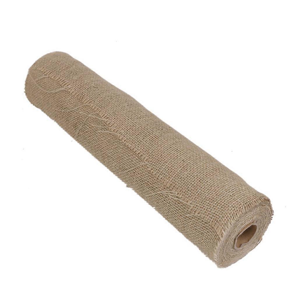 Natural Vintage Jute Table Runners Rectangular Burlap House Decor 1000.00X50.00X0.10CM Light Brown Decorative 1Pack