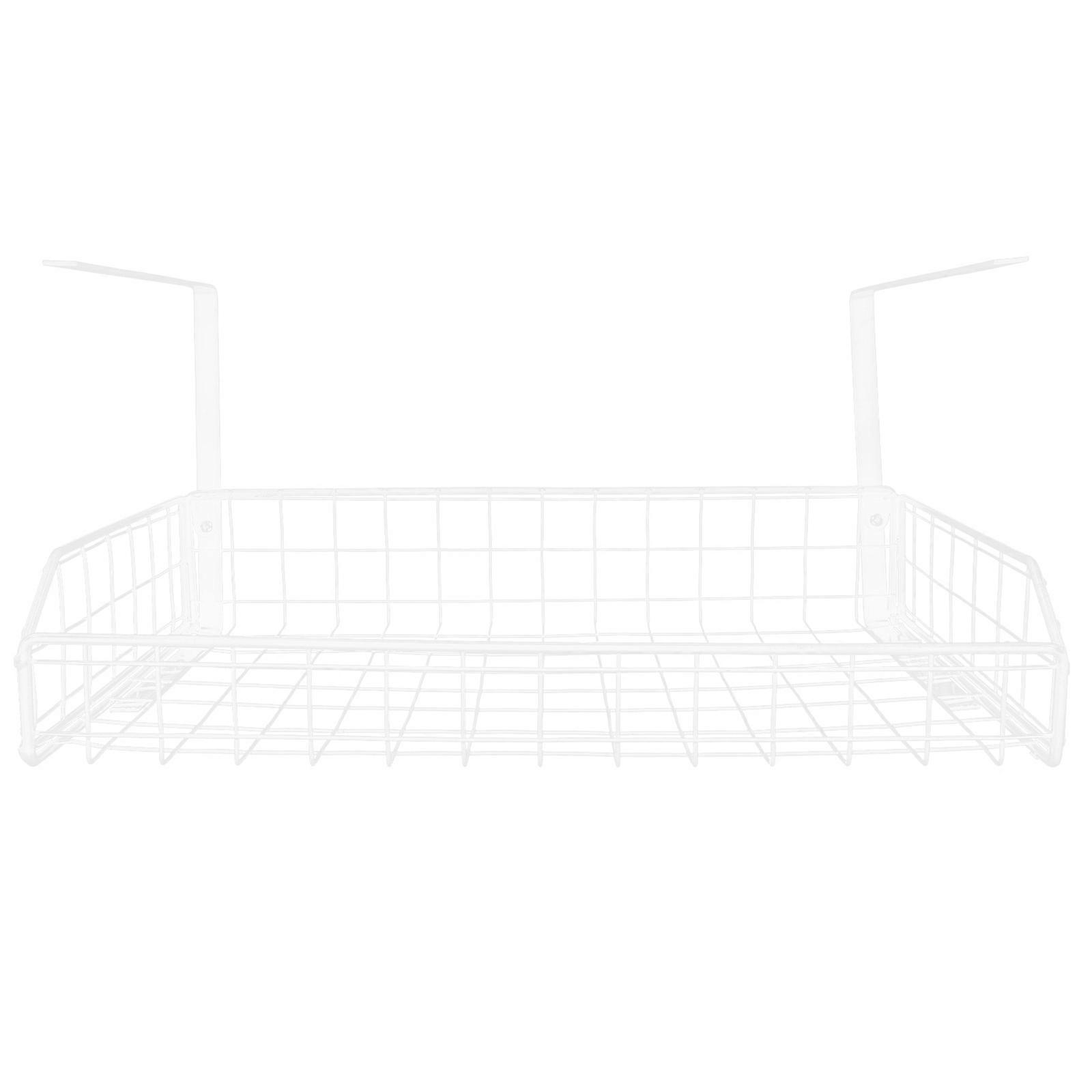 Cable Organizer Wire Management Under Desk Cable Storage Rack Rectangular Iron Office Desk Organization 1Set