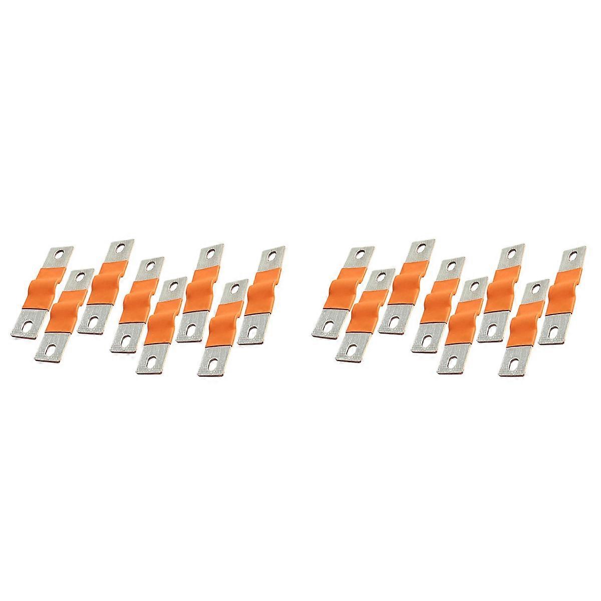 8Pcs Nickel-Plated Copper Bus Bars for Solar Power&Deep Cycle Battery