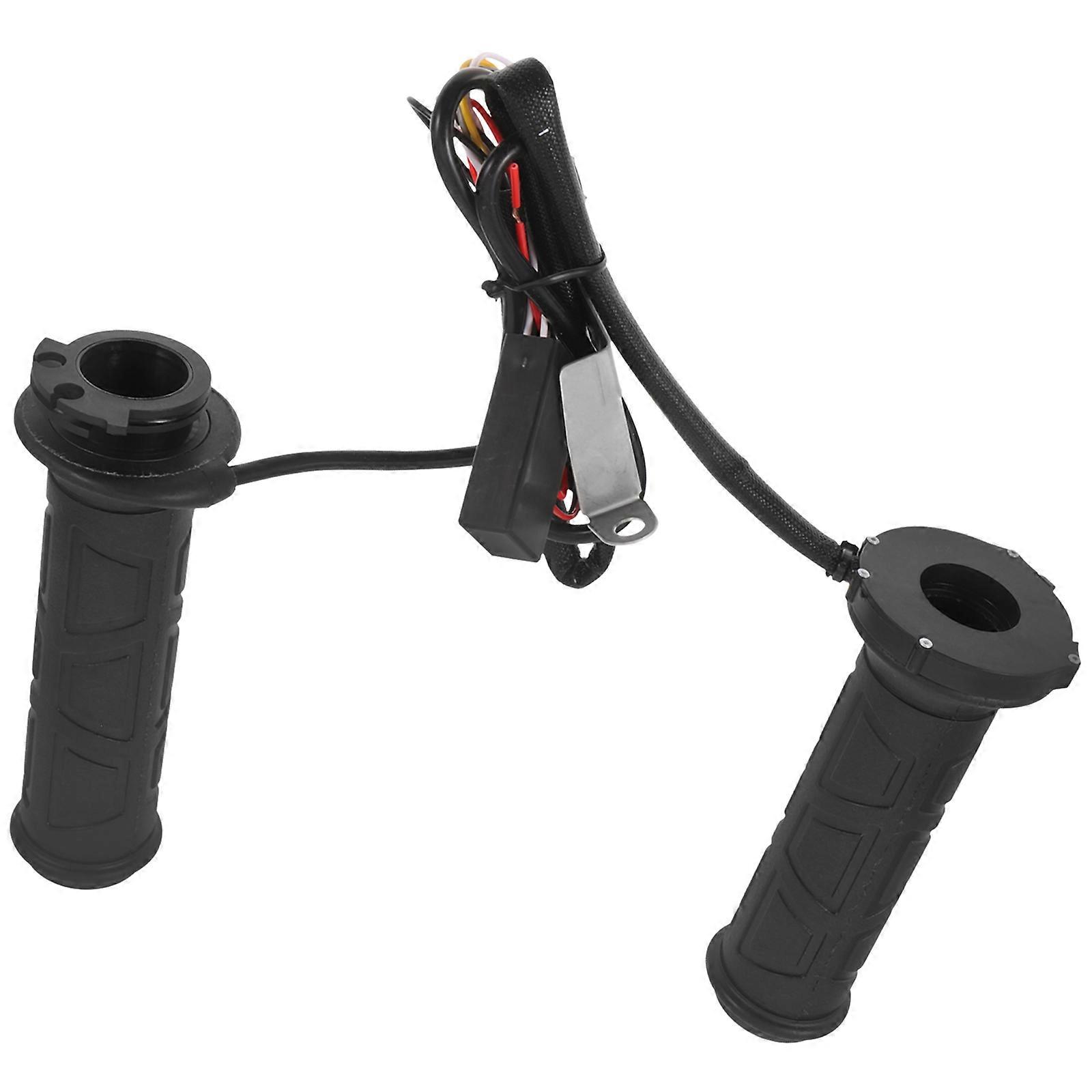 Heated Motorcycle Hand Grips, Electric Temperature Controlled Handlebar Grips for Multiple Models – Sleek Design for Comfort and Style