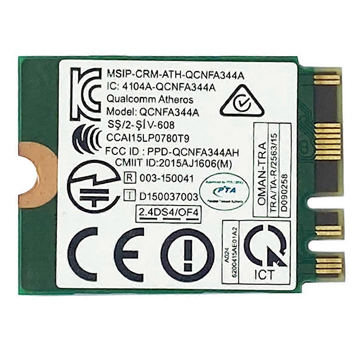 4X DW1820 QCNFA344A Wireless Network Card 2.4G+5G Dual-Band Gigabit Bluetooth 4.1 NGFF Network Card