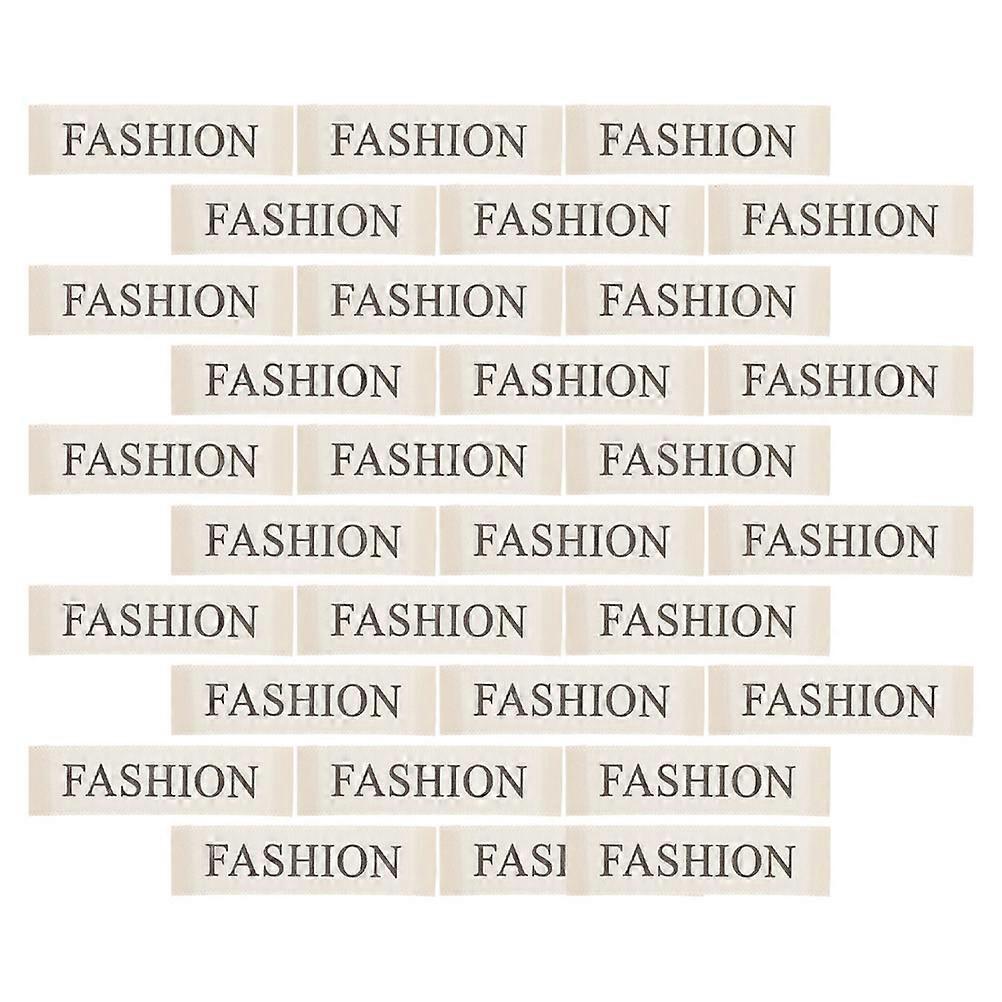Vêtements Couture Taille Étiquettes Étiquettes Couture Pour Vêtement Vêtement Forme Rectangle 2.36X0.59X0.04in 50Pcs
