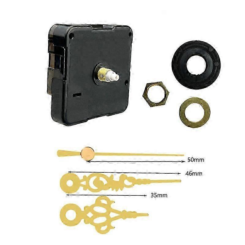 1 Set of Replaceable Clock Movement DIY Clock Mechanism Kit Wall Clock Movement