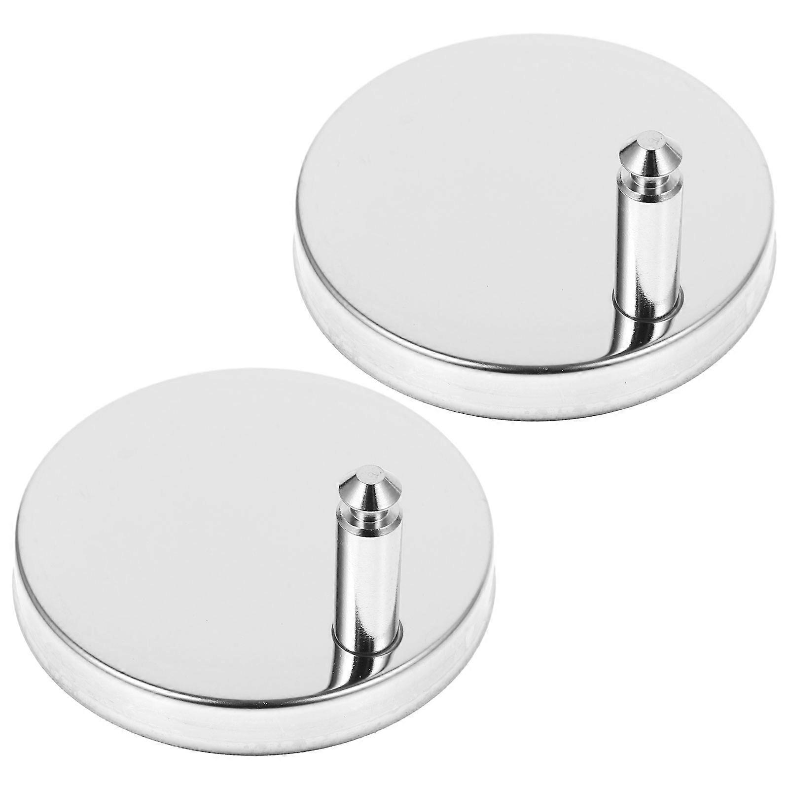Stainless Steel Toilet Seat Hinges with Fixing Screws – Durable, Easy to Install, Reliable Connection for Standard Toilet Covers