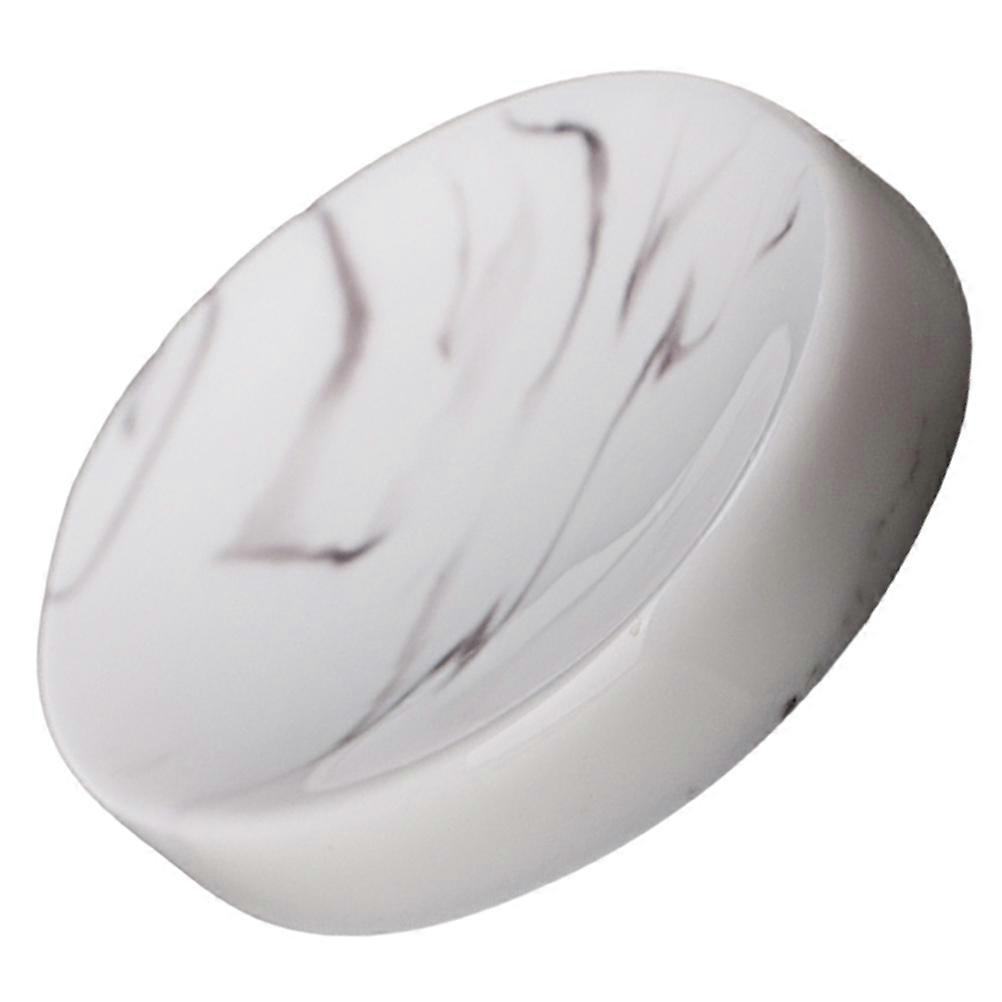 Marble Pattern Bar Soap Dish with Drainage Holder Tray for Bathroom, Shower, and Kitchen Sink – Stable and Practical Design