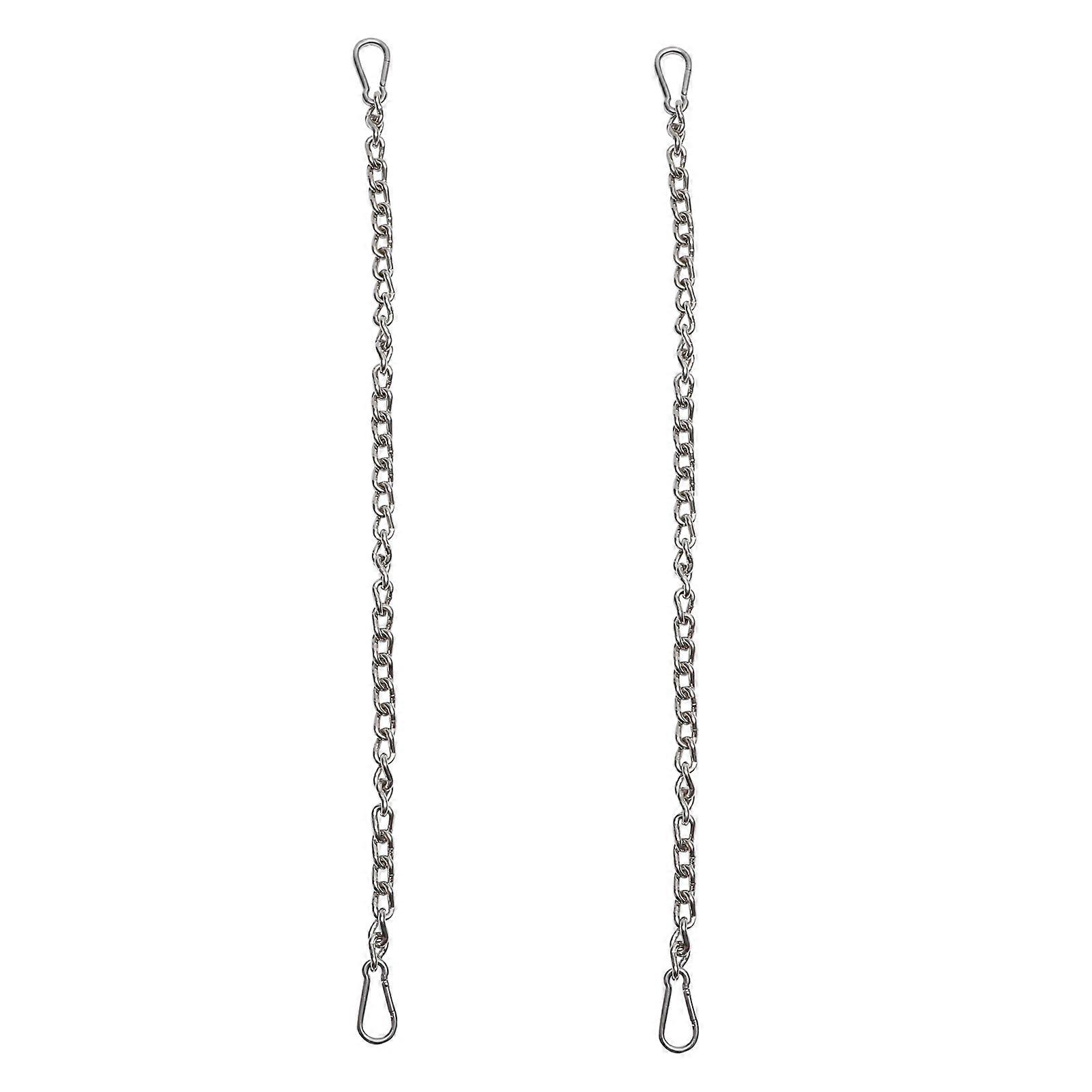 Swing Chain Extension Hanging Stainless Steel Chains Iron DIY Hanging Seat 77x3cm Load-Bearing 2Pack