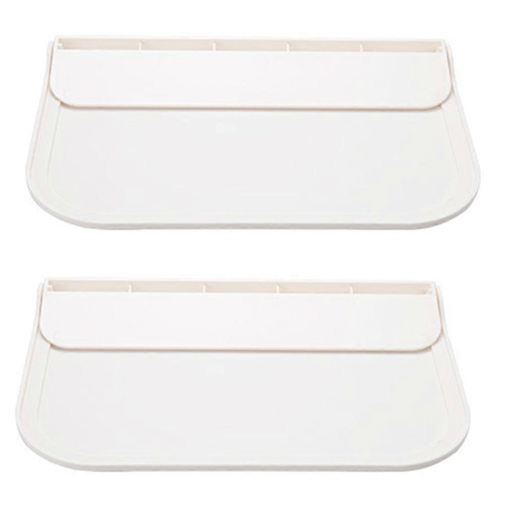2pcs Small Wall Shelf Foldable Plastic Floating Shelf Display Shelves for Wall