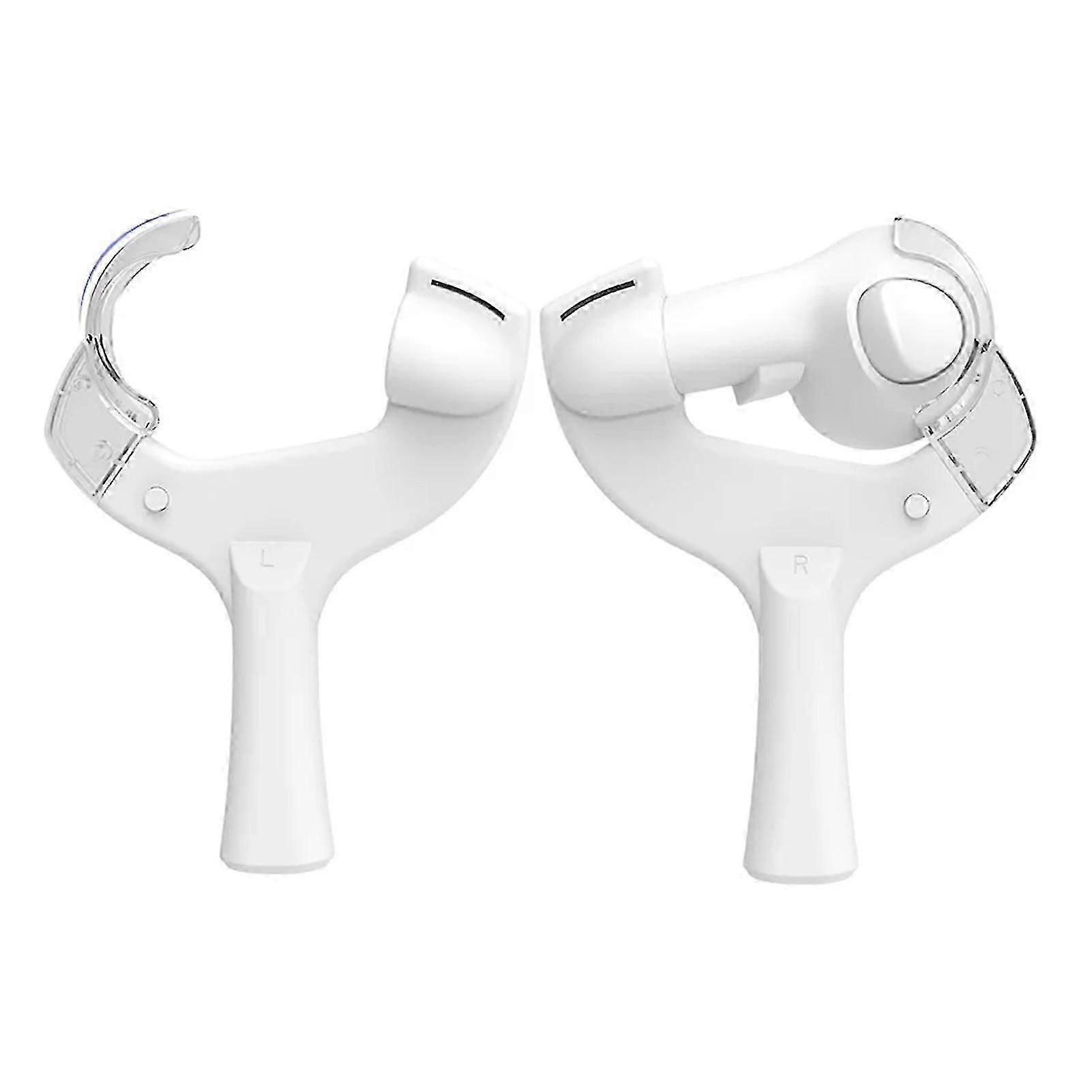 1 Pair Enhanced Table Tennis Paddle Grip Handle Ergonomic Design Table Tennis Adaptor VR Game Experience for Quest 3