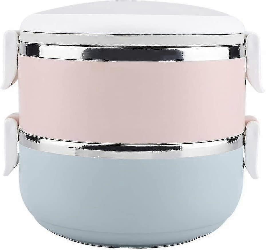 Thermal Lunch Box - Portable Stainless Steel Bento Box Food Container(four Layer-2800ml)(2-fond)