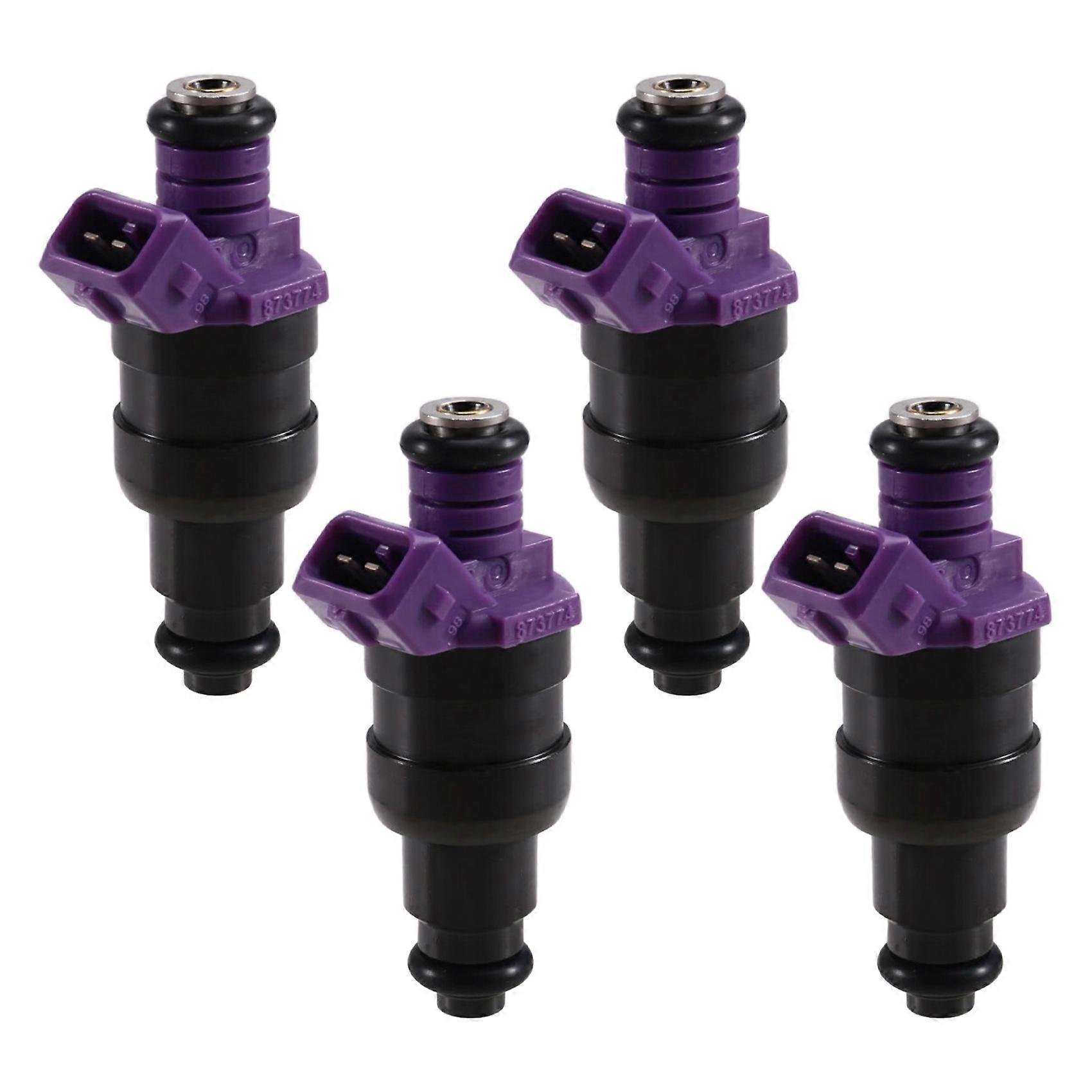 4 Pcs Fuel Injector 7700874112 8200603801 for Renault Clio Kangoo Twingo 1.2 Auto Parts 873774 15117801 7700873774 81213