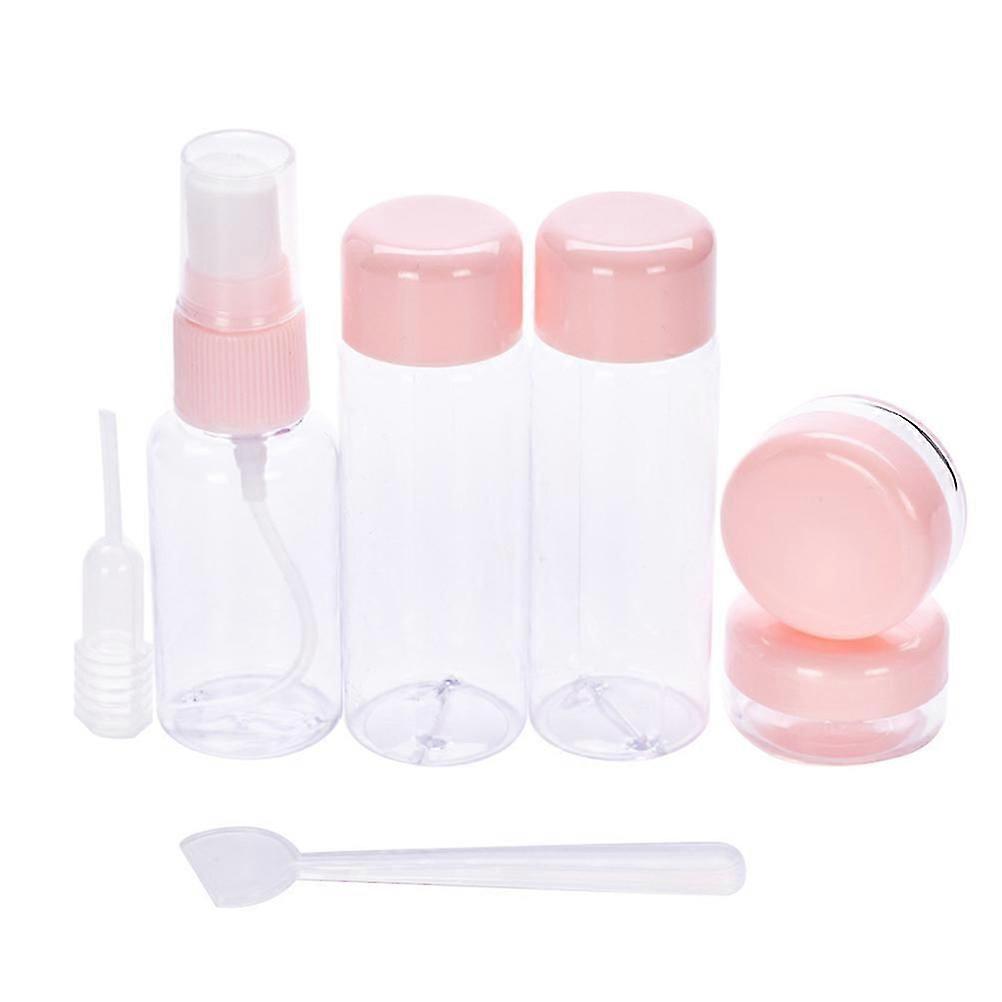 7 Pcs Plastic Go Containers Travel Bottle Shampoo Bootle Plastic Lotion Bottle Empty Shampoo Container