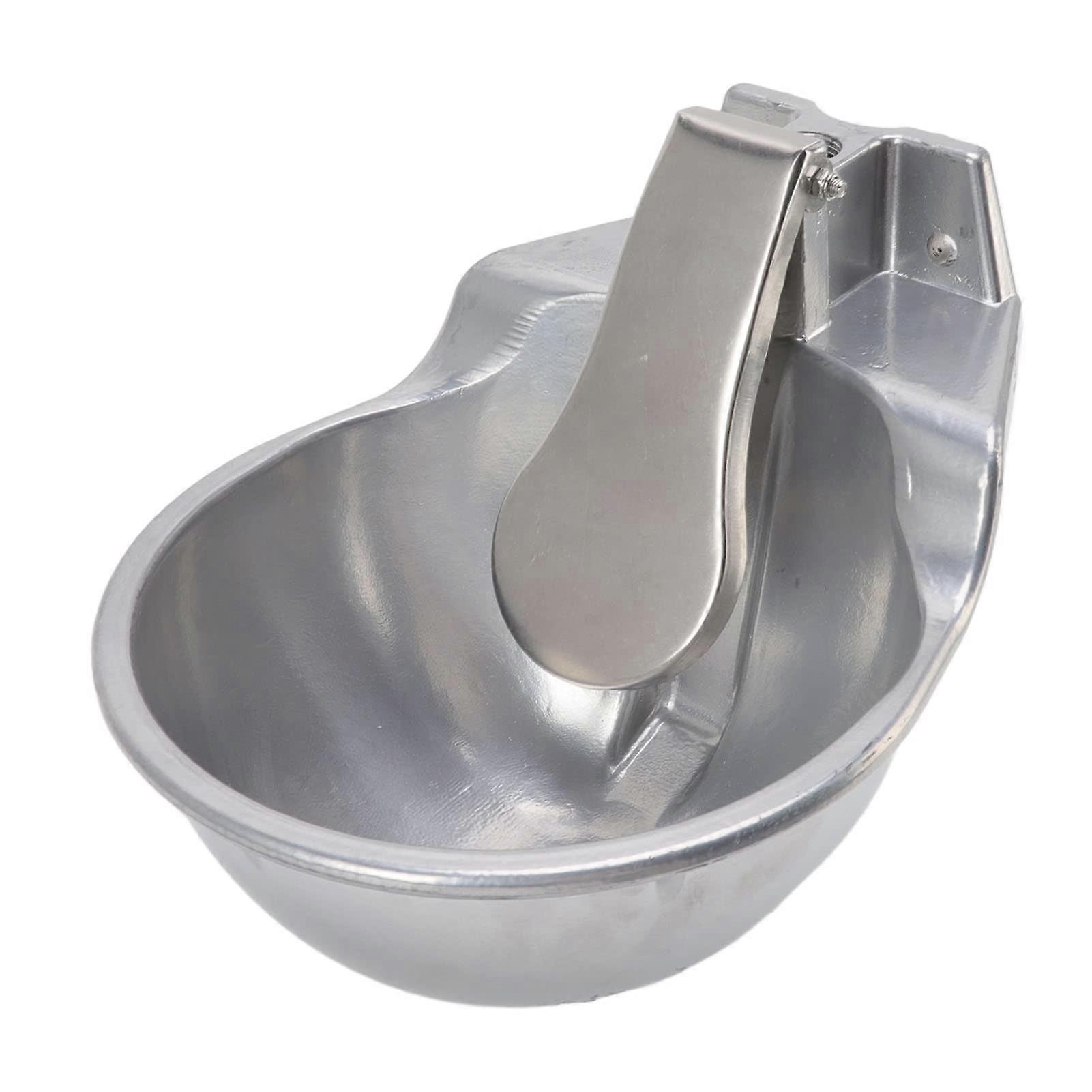 Automatic, thickened, robust livestock drinking bowl made of aluminum alloy with constant flow for dogs, goats, horses, cows, and more.