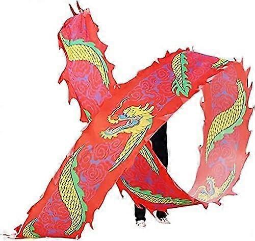 Fitness Toy Dragon Tail Streamer, 3D Colorful Flowing Silk for Kids, Beginners (6m)
