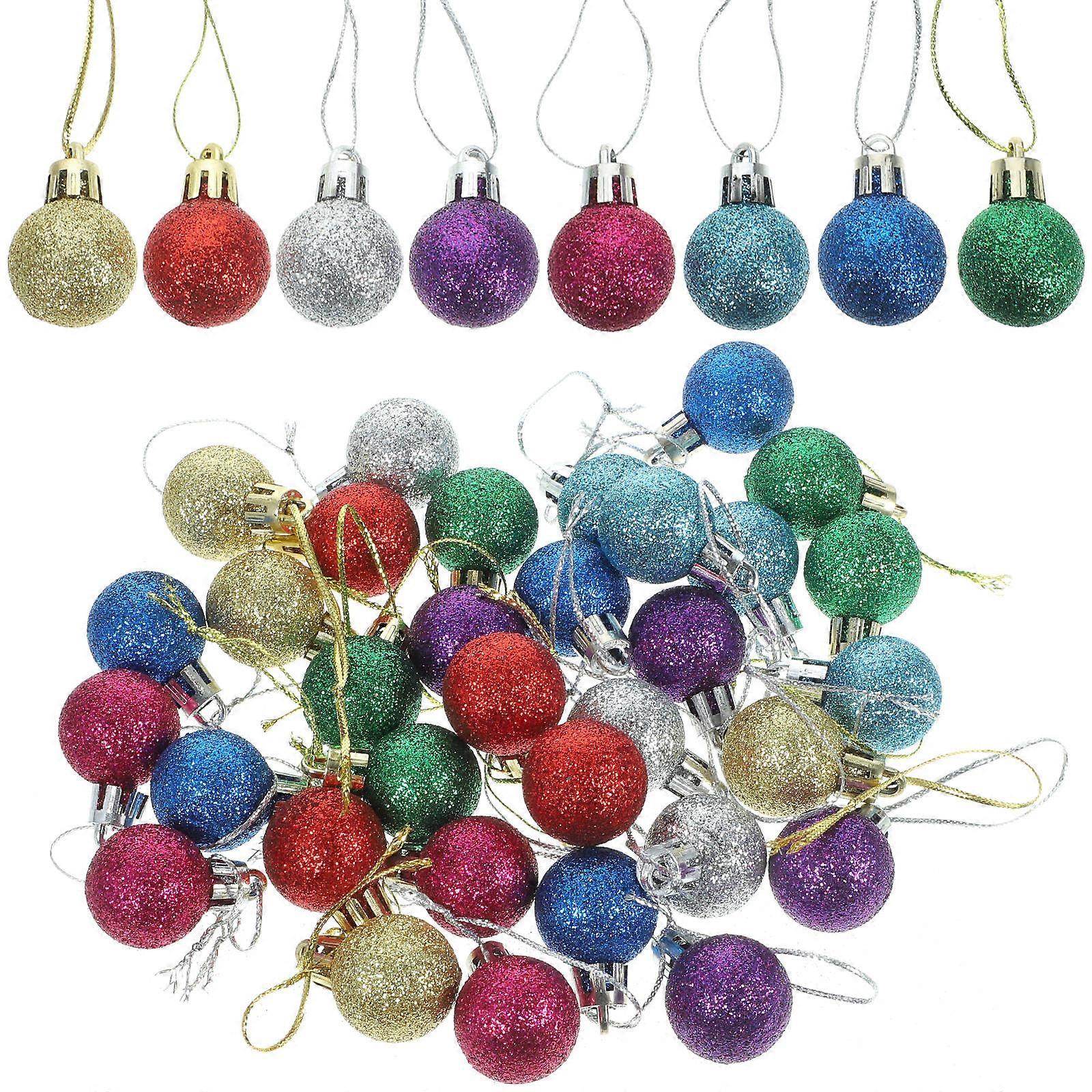 Multi-Color Christmas Tree Hanging Balls for Decoration 80Pcs Set