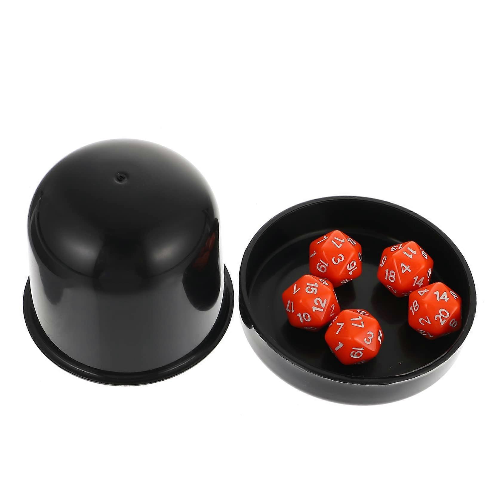 Side Dice Game Set with Dice Holder, Fun Board Game Accessories for Parties and Creative Evenings