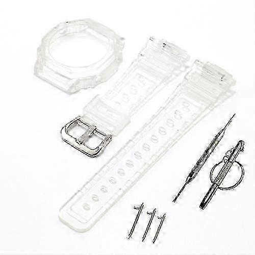 Suitable for Silicone Watch Strap For Casioak GA2100 GA2110 Rubber Case Bezel Quality And Replacemen