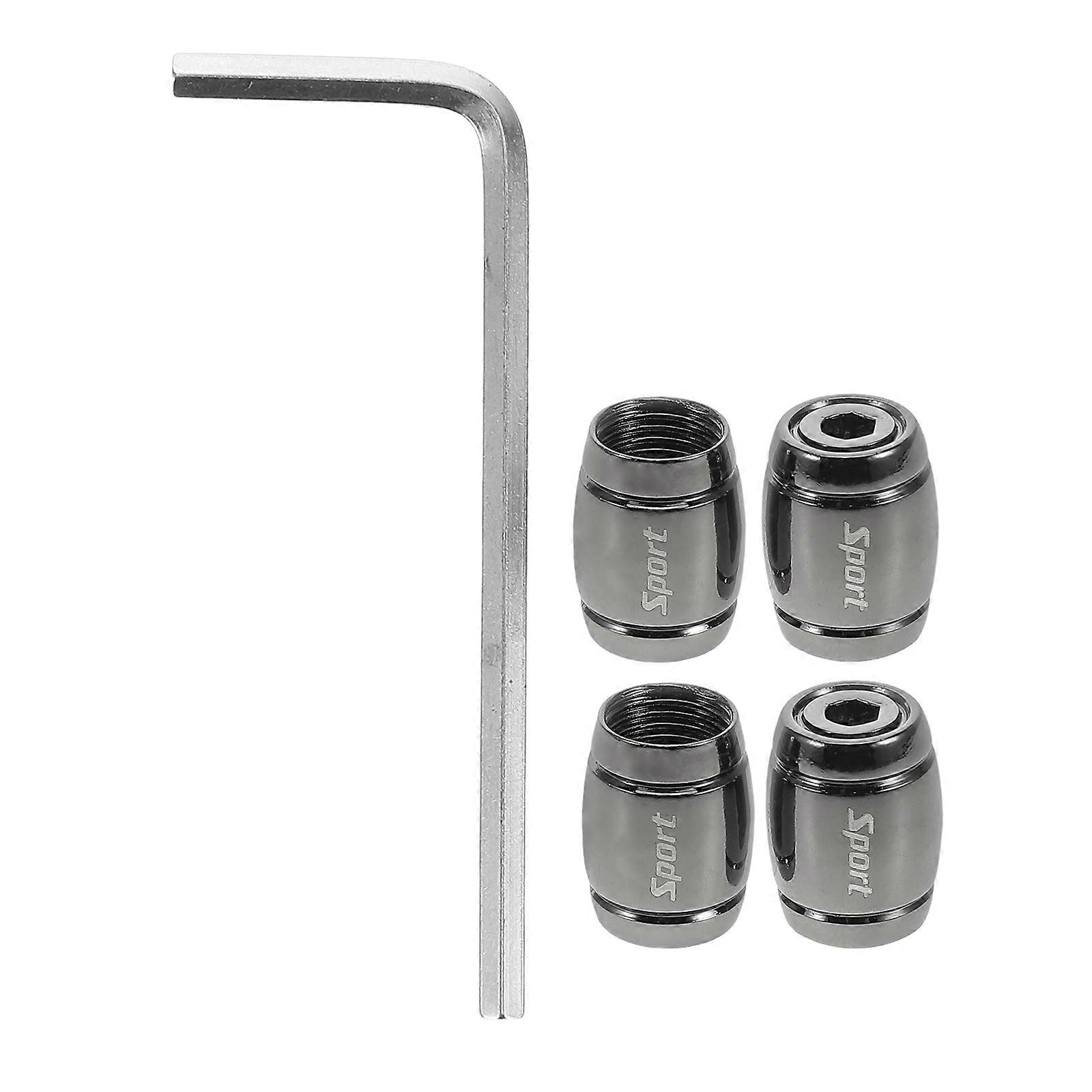Here's a polished and professional product description based on your input:
**4PCS Tire Valve Caps with Airtight Seal – Enhanced Tire Protection