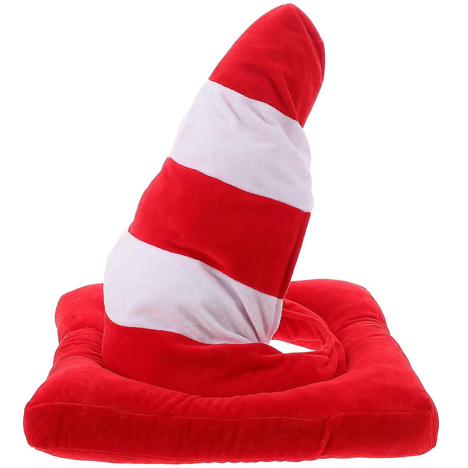 Road Block Shaped Plush Hat for Unique Headgear – Perfect for Parties, Performances, Photo Shoots, and Creative Play