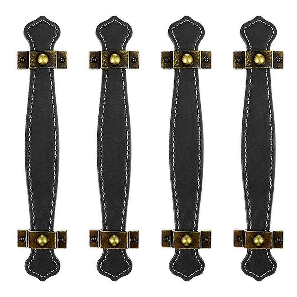 Drawer Pulls Handles Dresser Handles Pulls Wear Proof Black 4Pcs