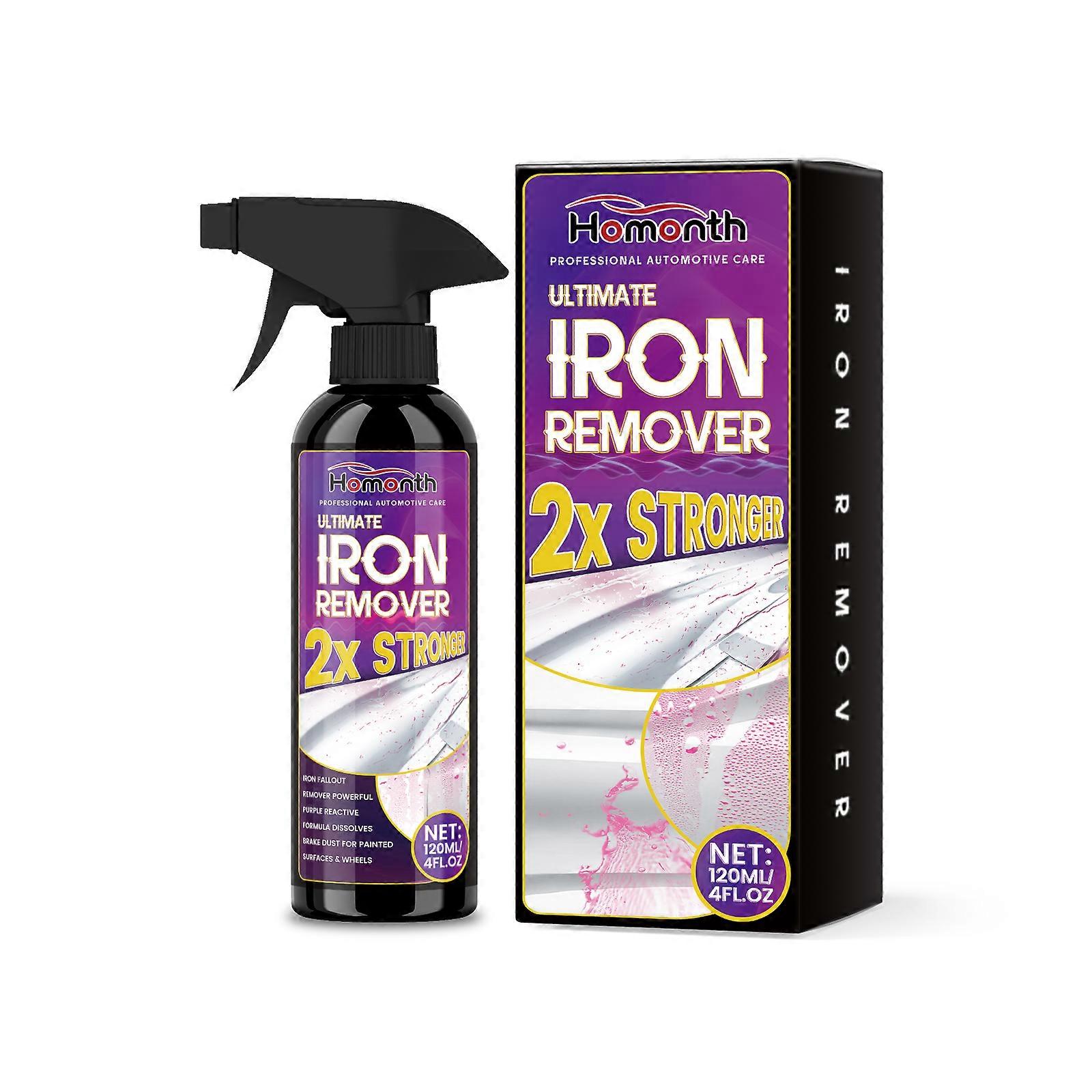 Fast-Acting Automotive Rust Remover - 120ml Tire & Metal Surface Cleaner, Easy Spray & Wipe, Scratch-Free, Quick Rust Dissolution for Car Maintenance