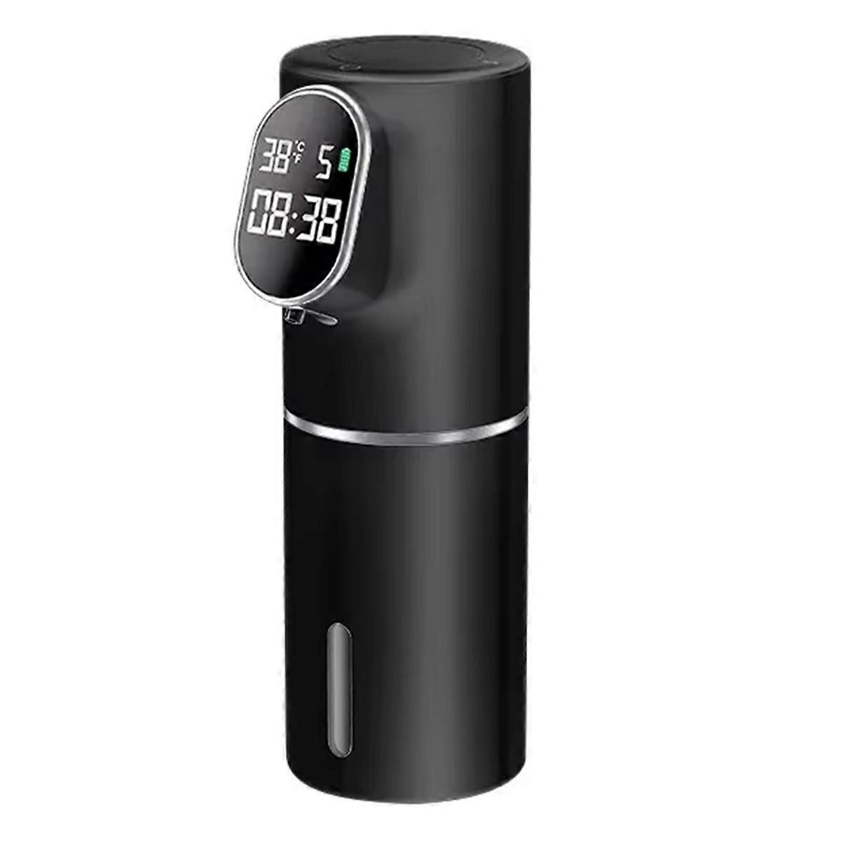 Smart Soap Foam Dispenser 5 Gear Touchless 320ml Temperature Time Display Automatic Infrared Sensor Soap Dispensers,A