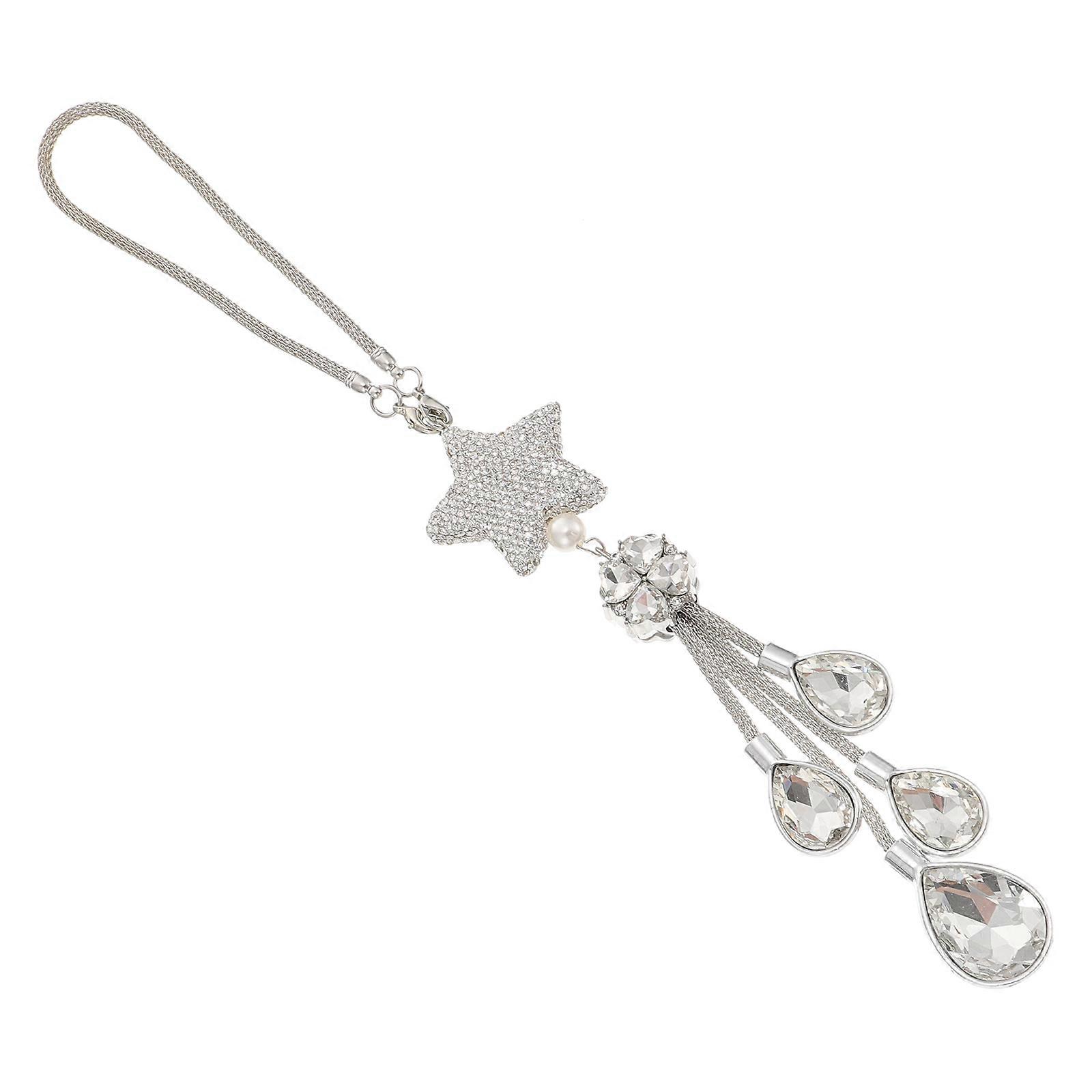 Rearview Mirror Charms Car Rearview Mirror Pendant Elegant Design Daily 1Pc
